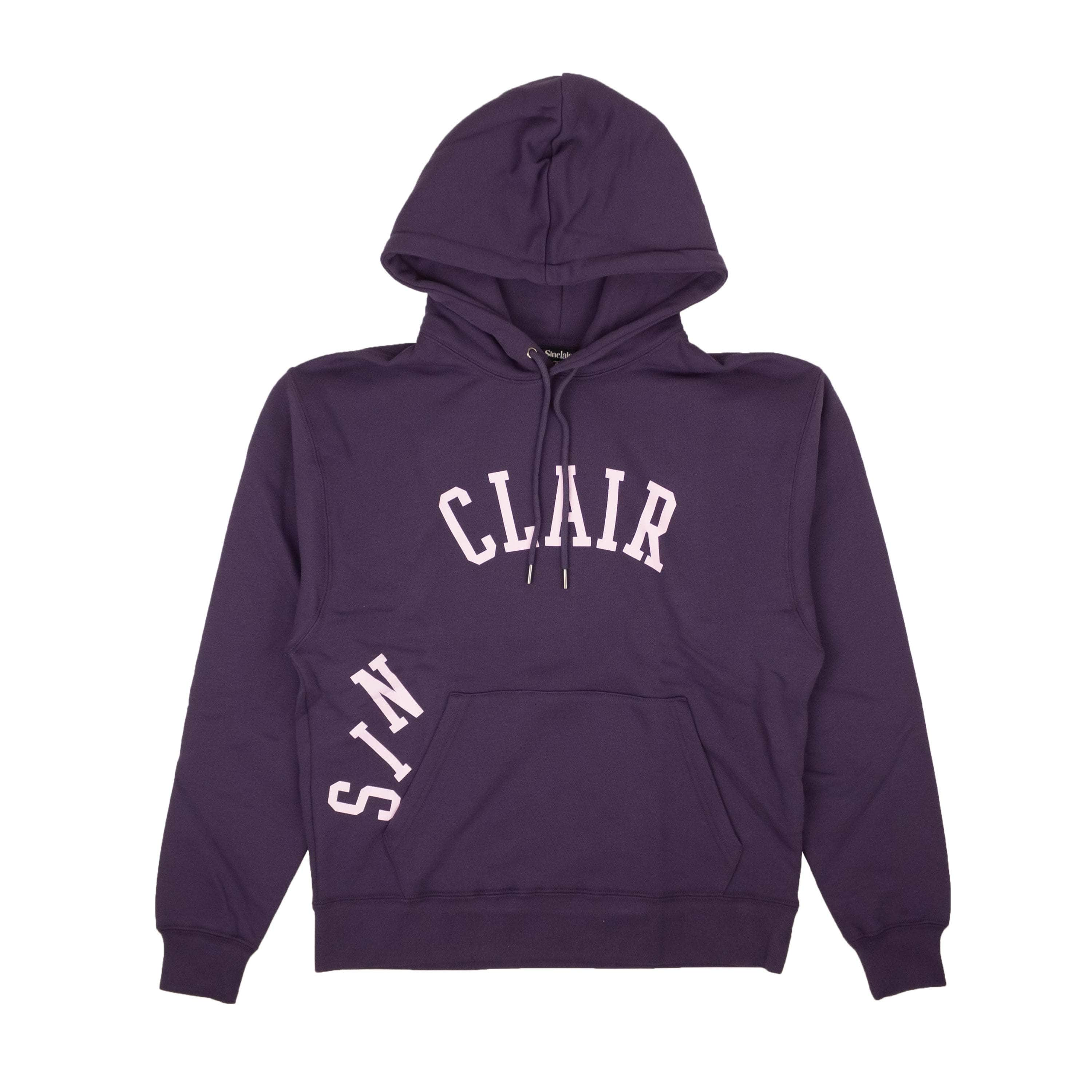 SINCLAIR SLR-XHDS-0005/L NWT SINCLAIR Grape Purple Cotton Knockoff Graphic Hoodie Sweatshirt Size L SLR-XHDS-0005/L