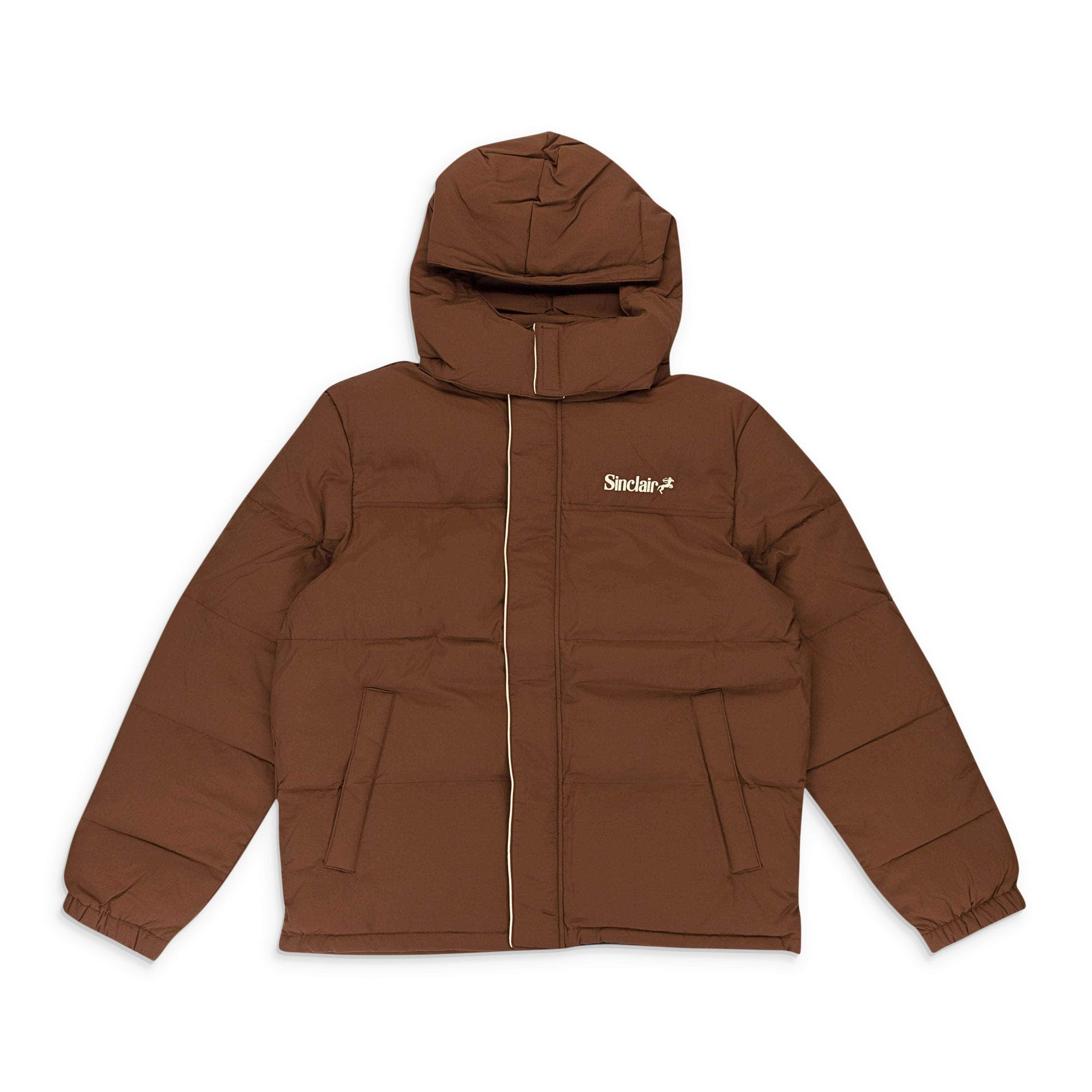 SINCLAIR SLR-XOTW-0013/M SLR-XOTW-0013/M SCRIPTURE_DOWN_PUFFER_BROWN Chocolate SINCLAIR Scripture Down Puffer Size M SLR-XOTW-0013/M