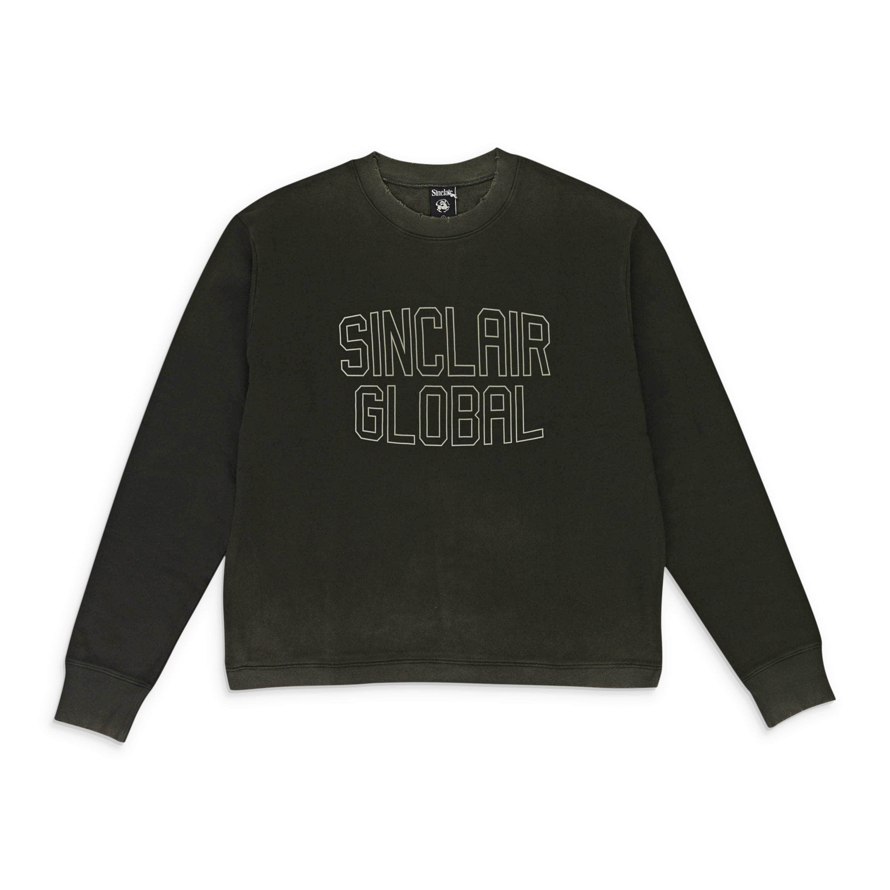 SINCLAIR SLR-XTPS-0008/L SLR-XTPS-0008/L OVERSIZED_SWEATER_GREEN Hunter Green SINCLAIR Oversized Sweater Size L SLR-XTPS-0008/L