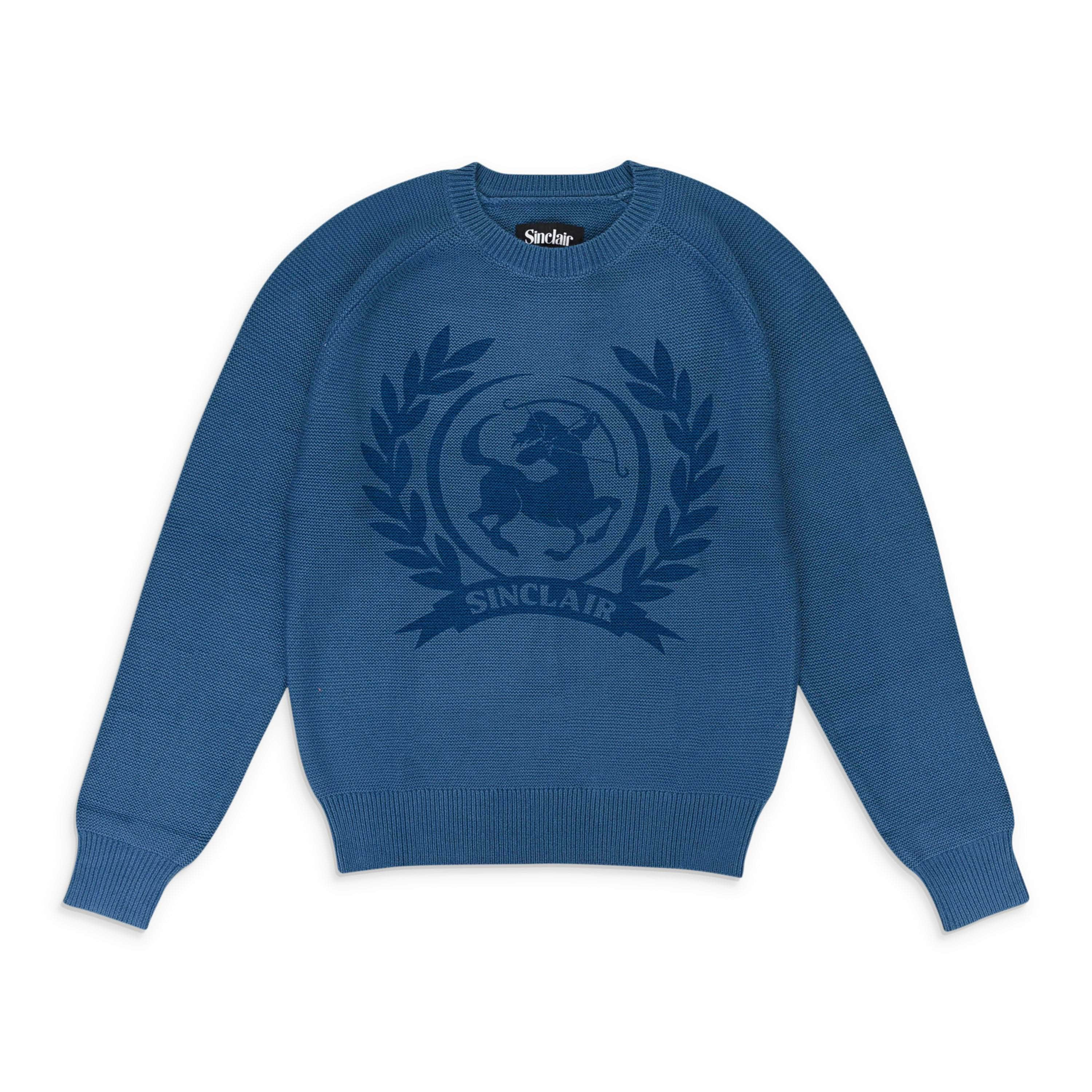 SINCLAIR SLR-XTPS-0010/L SLR-XTPS-0010/L CREST_ISLAND_KNIT_NAVY Navy SINCLAIR Crest Island Knit Size L SLR-XTPS-0010/L