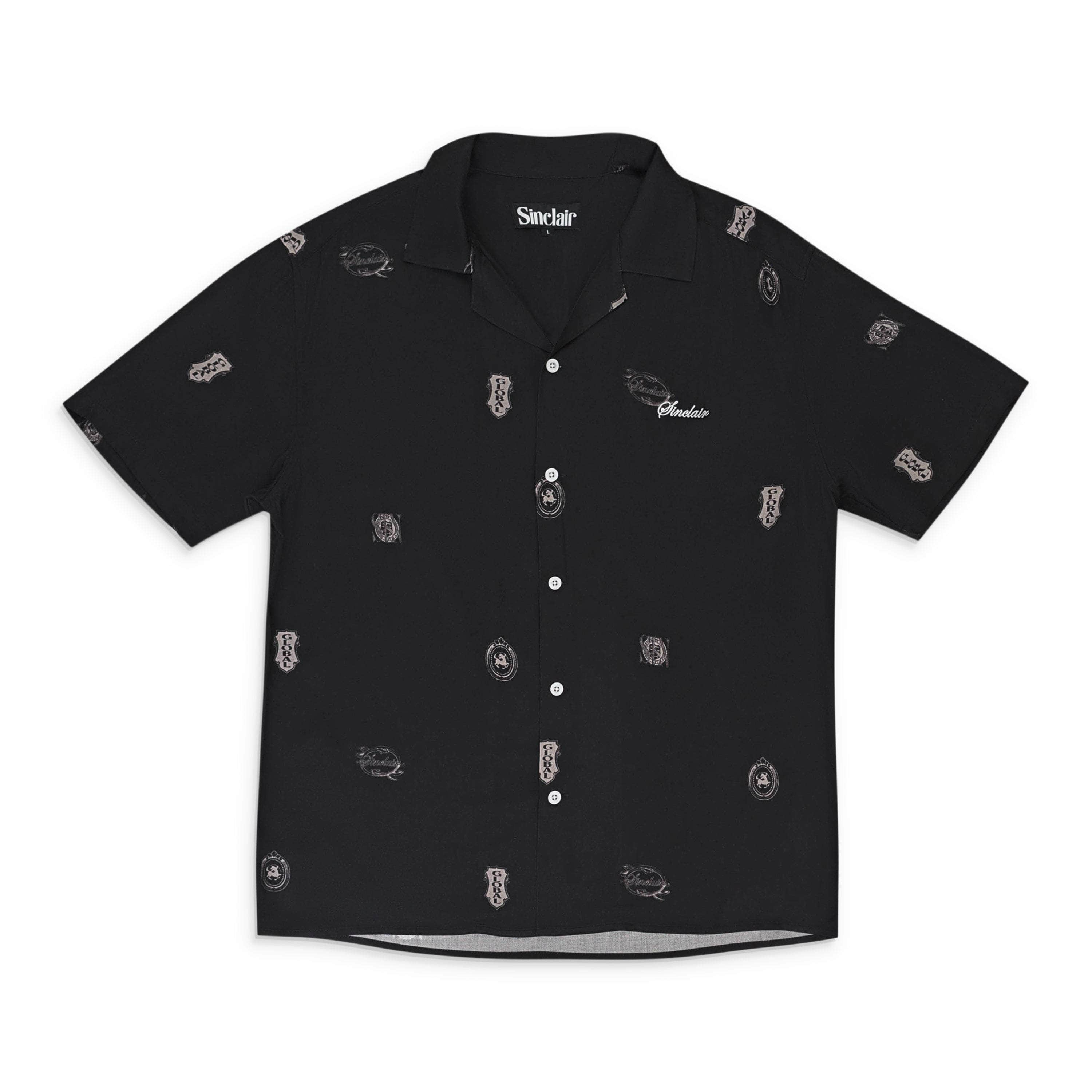 SINCLAIR SLR-XTPS-0021/L SLR-XTPS-0021/L LEGAL_TENDER_VACATION_SHIRT_BLACK Black SINCLAIR Legal Tender Vacation Shirt Size L SLR-XTPS-0021/L