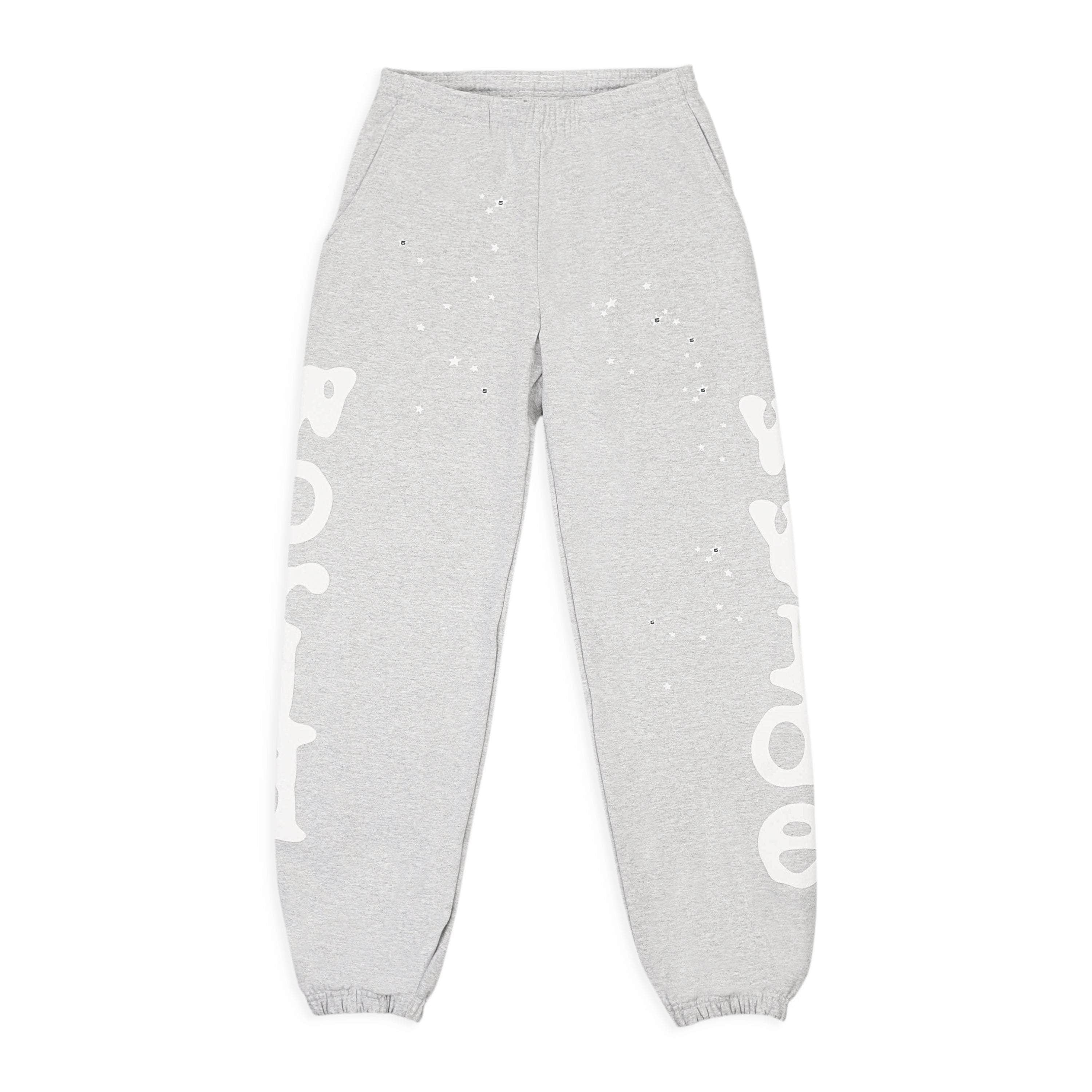 SP5DER SP5-XBTM-0021/L NWT SP5DER Grey Printed Web Sweatpants Size L $175 SP5-XBTM-0021/L