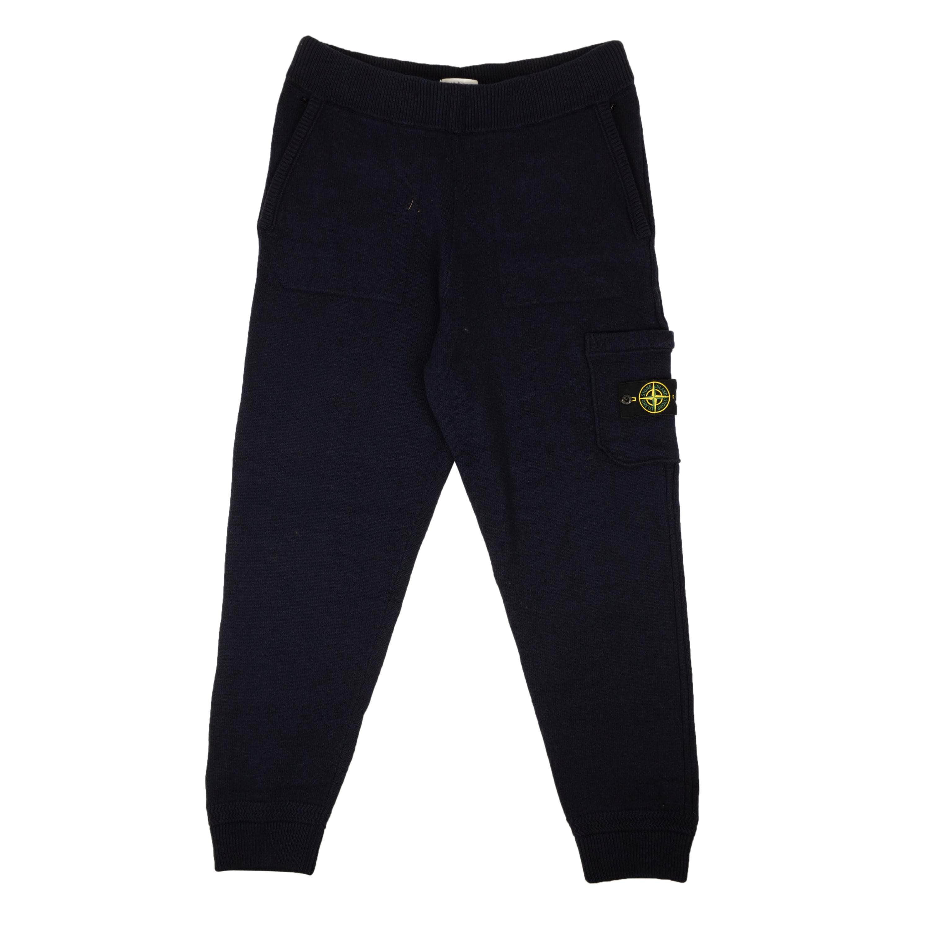 Stone Island 95-STI-1023/XL NWT STONE ISLAND Navy Blue Knit Wool Blend Pants Size XL $510 95-STI-1023/XL