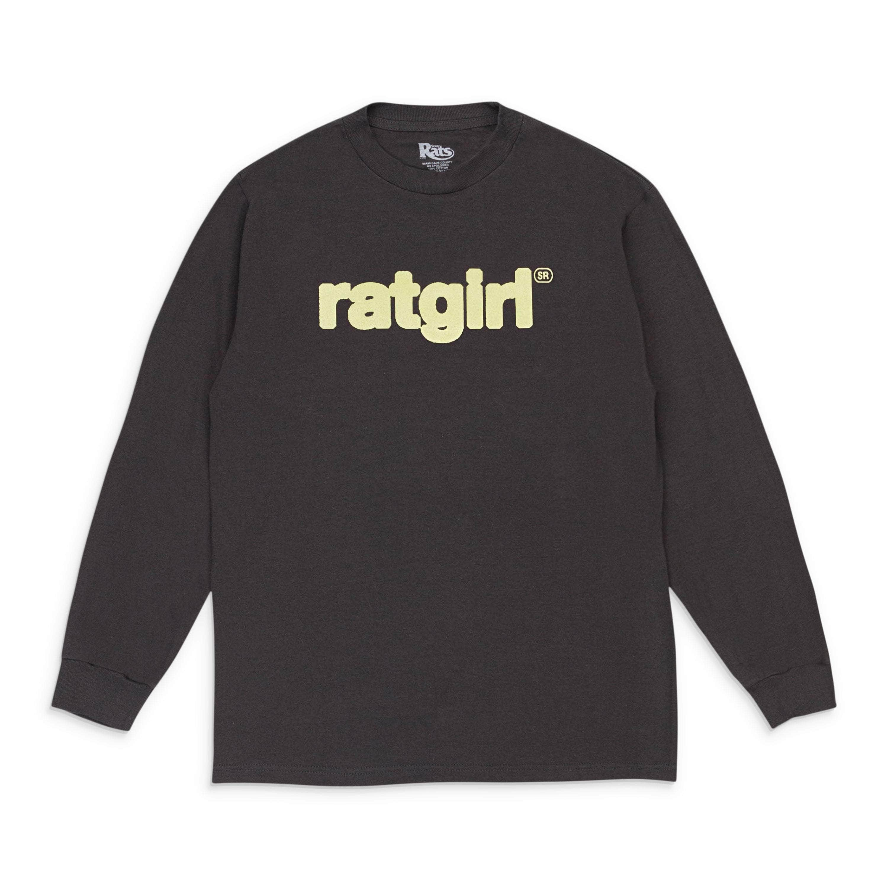 Stray Rats 95-SRA-1006/S NWT Stray Rats BLACK RAT GIRL LONG SLEEVE TEE Size S $42 95-SRA-1006/S