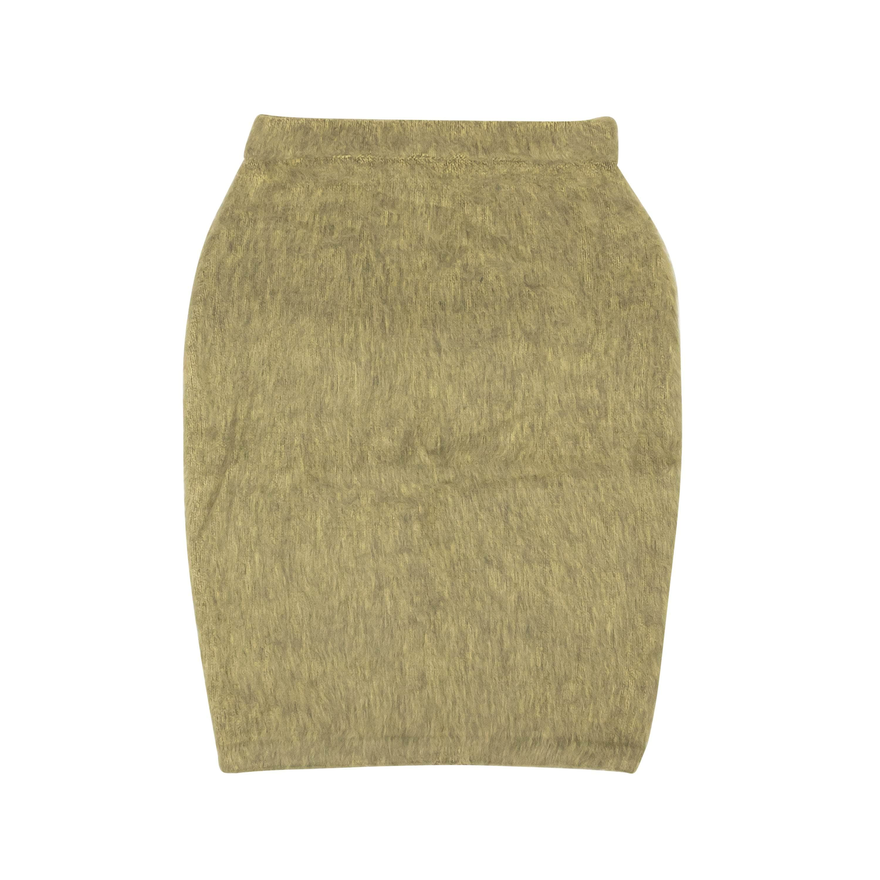 Stussy 95-SSY-0003/XS NWT STUSSY Sand Tan Acrylic Marsh Midi Skirt Size XS $100 95-SSY-0003/XS