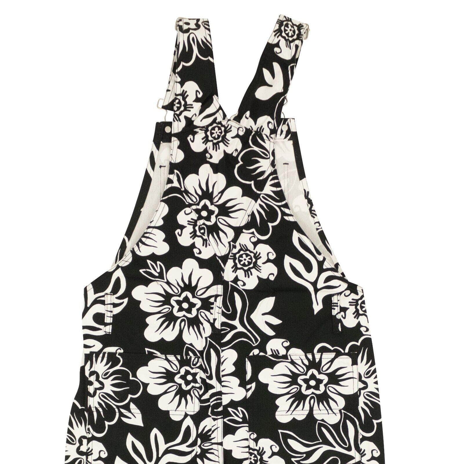 Stussy channelenable-all, chicmi, couponcollection, gender-womens, main-clothing, size-3, size-5, size-7, size-9, stussy, under-250, womens-jumpsuits-rompers Black Cotton Perri All Over Floral Print Overalls