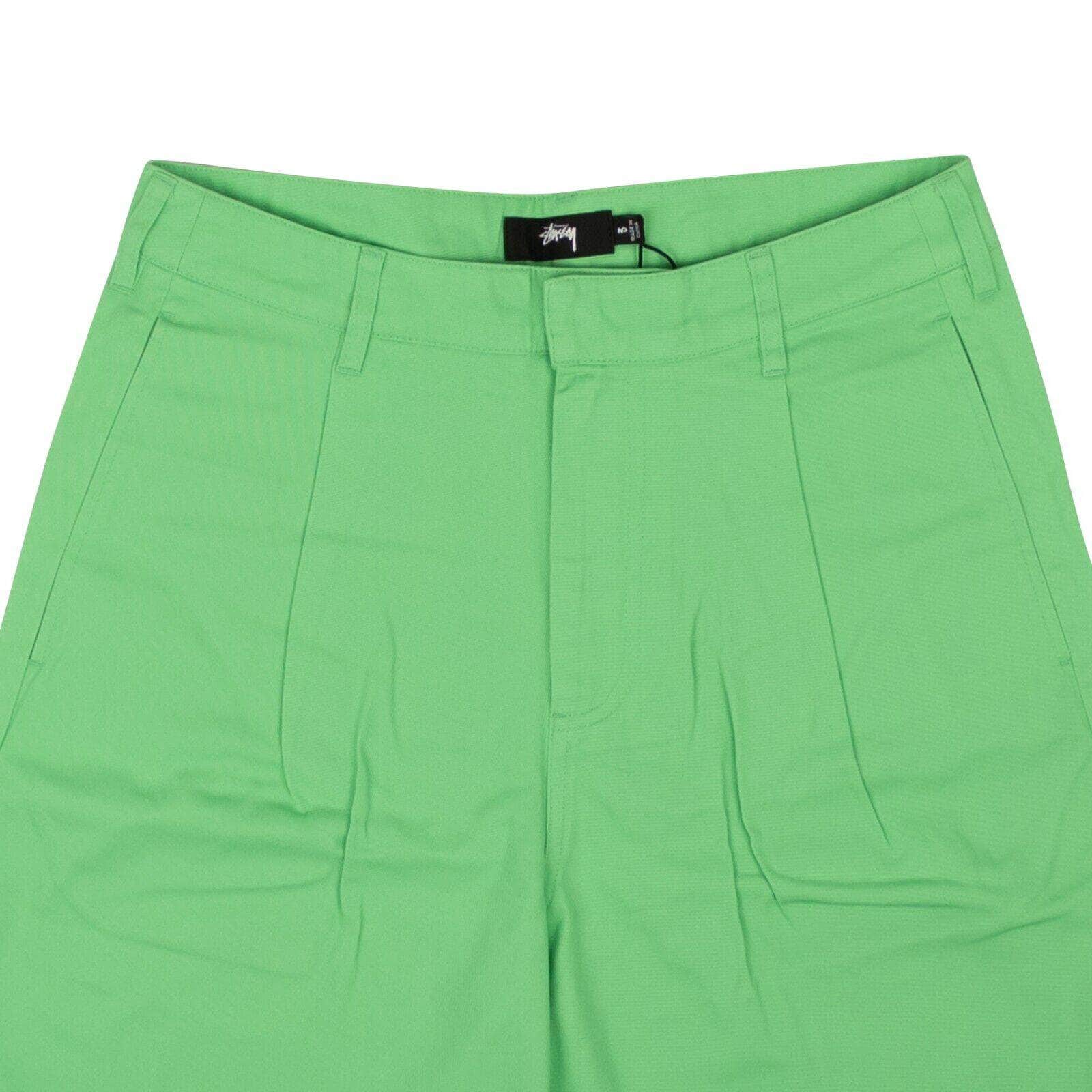 Stussy channelenable-all, chicmi, couponcollection, gender-womens, main-clothing, size-3, size-5, size-7, stussy, under-250 Green Cotton Lee Baggy High Rise Shorts