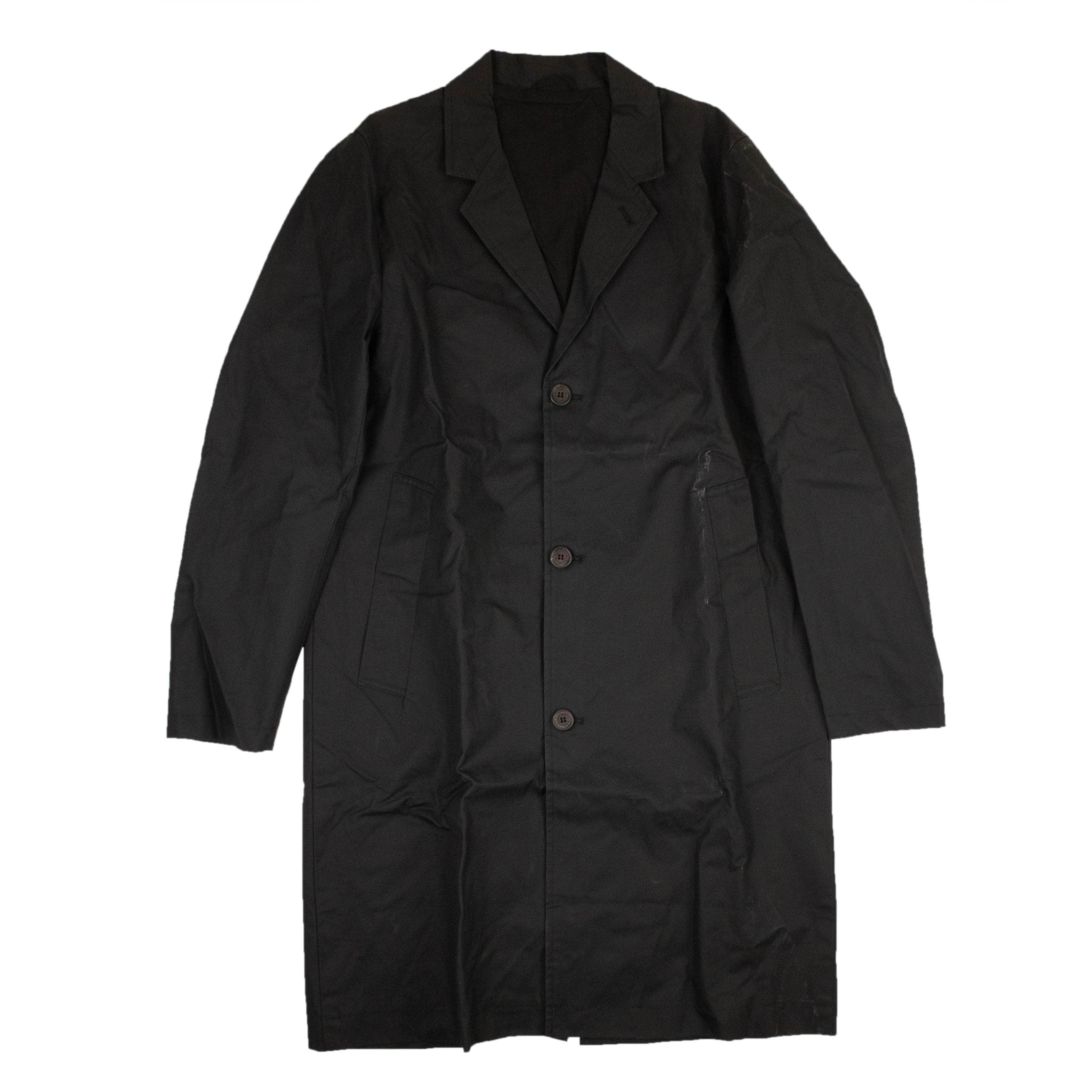 Stutterheim 95-SHM-0011/M NWT STUTTERHEIM Black Kivik Overcoat Raincoat Size M $395 95-SHM-0011/M