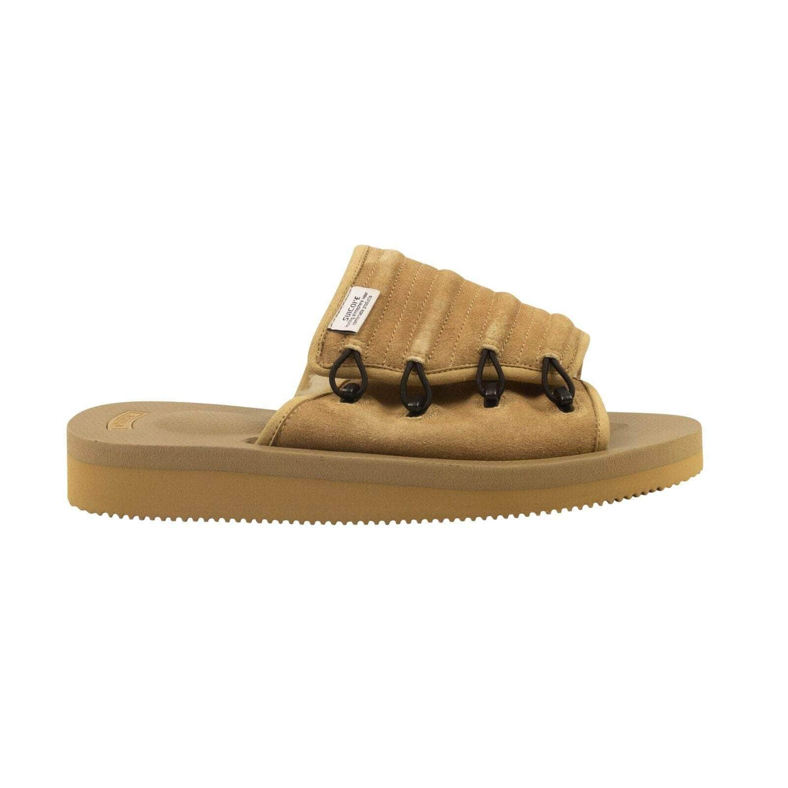 Suicoke channelenable-all, chicmi, couponcollection, gender-mens, main-shoes, mens-shoes, mens-slides-slippers, size-6, size-9, suicoke, under-250 Beige Mura Leather VM AB Fur Slides