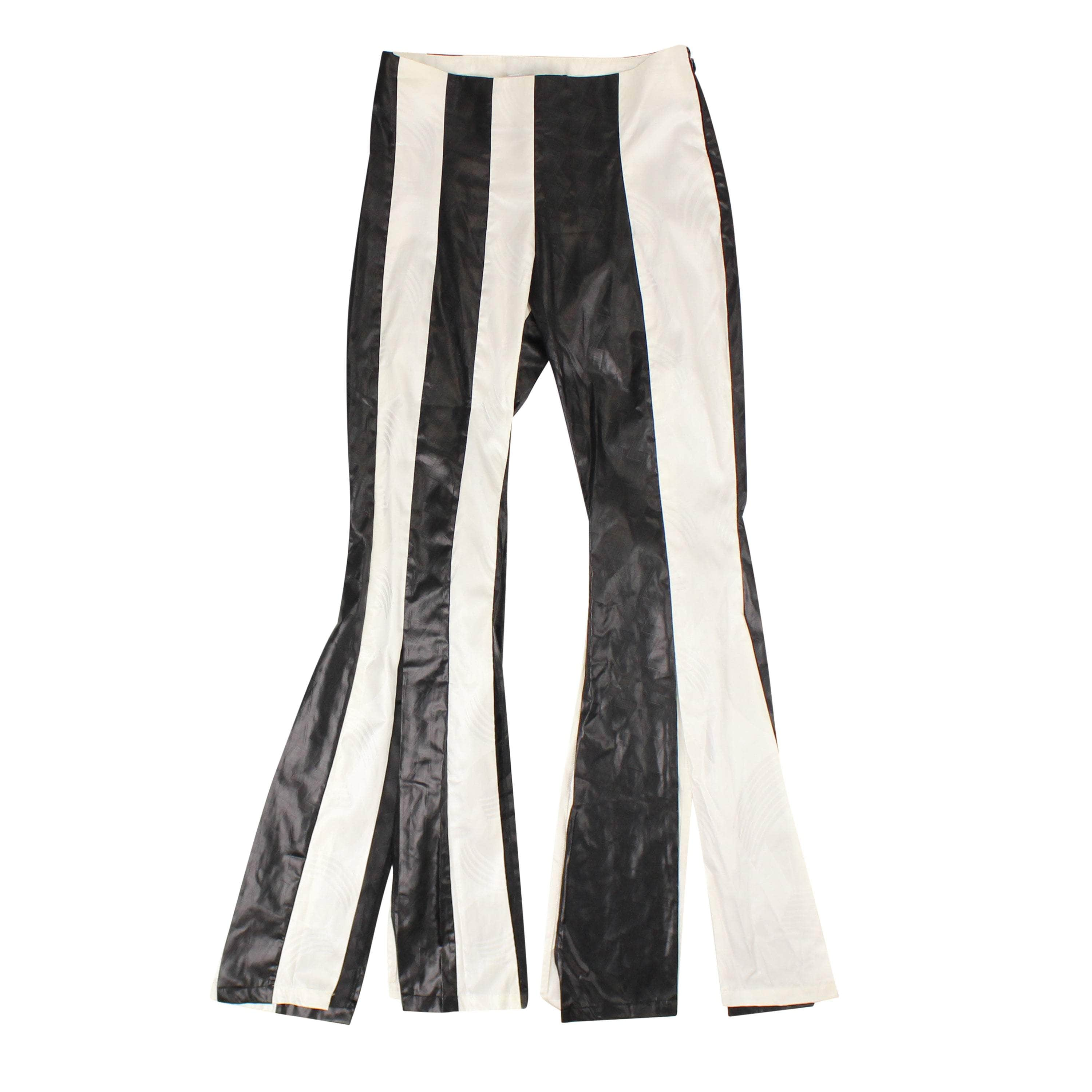 Super Yaya 95-SYA-1005/34 NWT Super Yaya BLACK WHITE FOFI STRIPES PANTALON Size 34 $550 95-SYA-1005/34