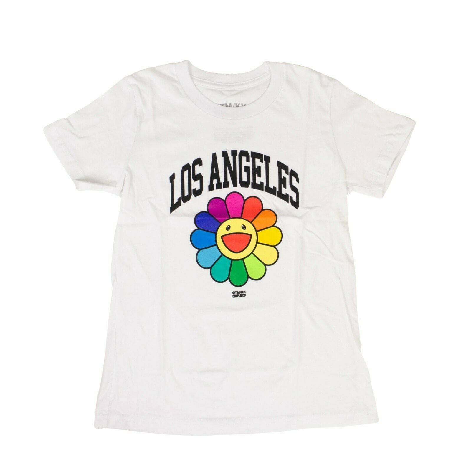Takashi Murakami Kid's T-Shirts TAKASHI MURAKAMI x COMPLEXCON Youth Los Angeles Flower T-Shirt - White