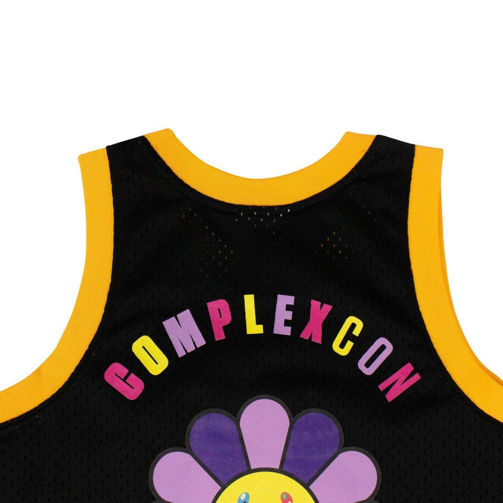 Takashi Murakami ComplexCon x LA Lakers M&N Basketball Jersey Black – THE  FIX