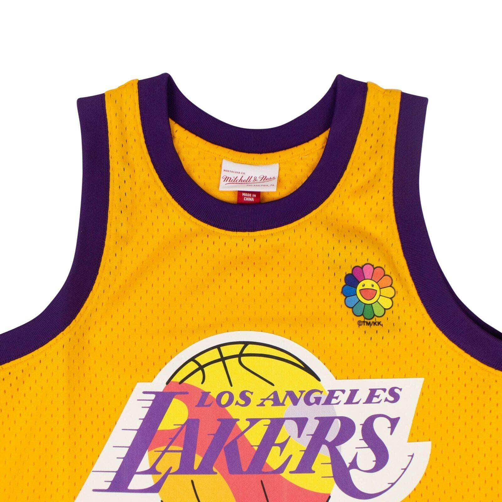 Takashi Murakami X Complexcon Yellow 'la Lakers' Basketball Jersey
