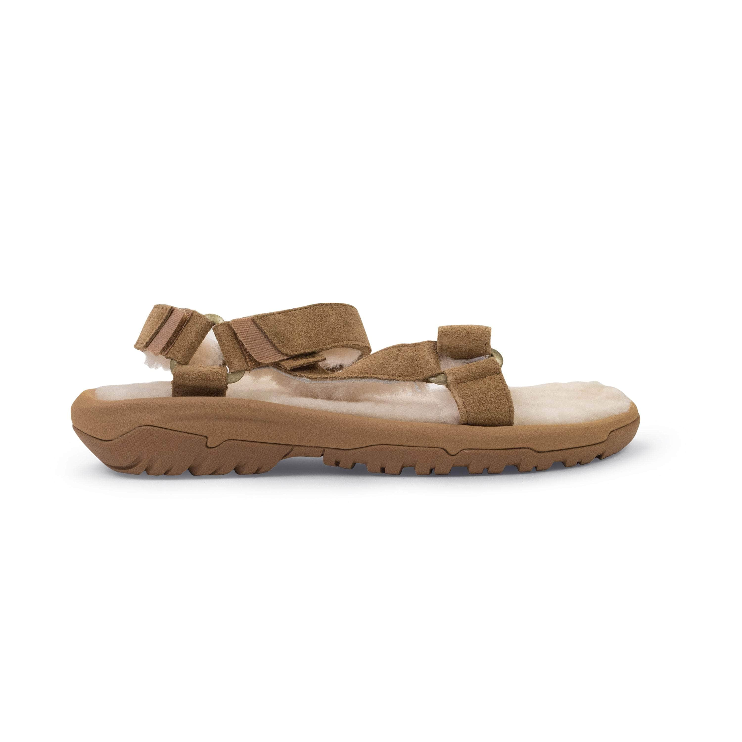 TEVA 95-TVA-2001/10 NIB TEVA BROWN HURRICANE SHEARLING SANDALS SANDAL SIZE 10 $90 95-TVA-2001/10