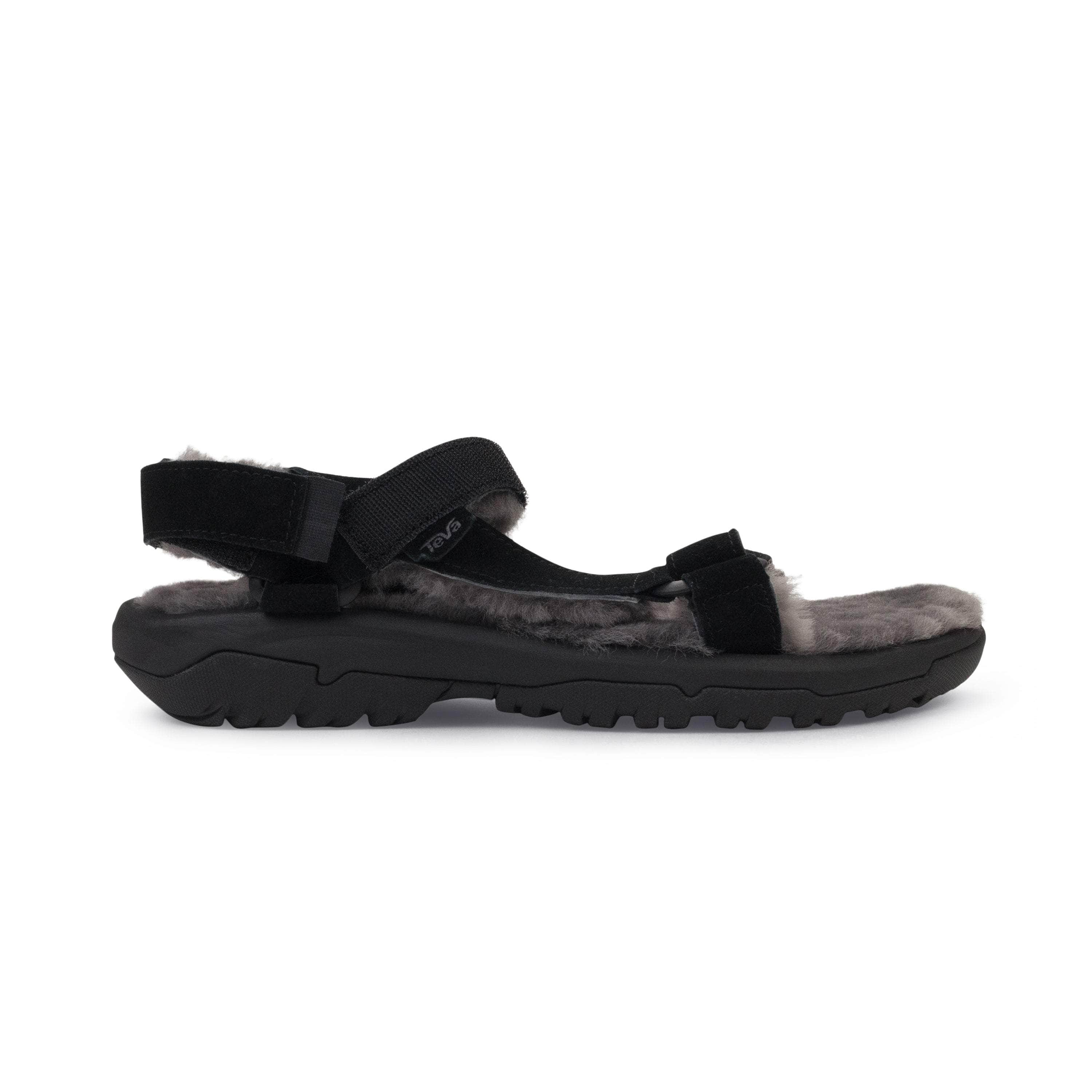 TEVA 95-TVA-2005/11 NIB TEVA BLACK HURRICANE SHEARLING SANDALS SANDAL SIZE 11 $90 95-TVA-2005/11