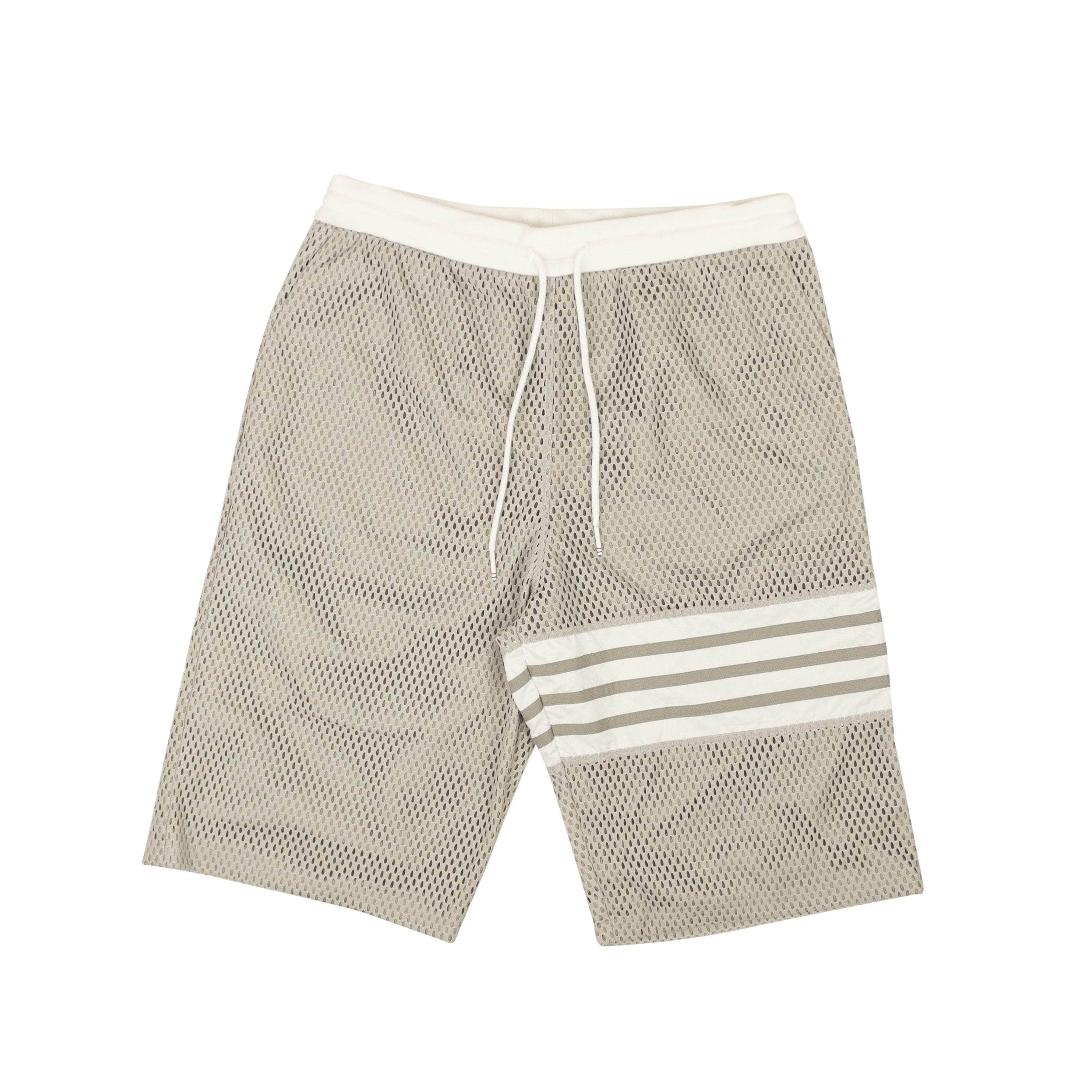 Thom Browne TBR-XBTM-0003/4 NWT Thom Browne Grey Track Mesh Shorts Size 4 $790 TBR-XBTM-0003/4