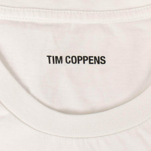 TIM COPPENS Men's T-Shirt S Cotton American Dreamer T-Shirt - White 80ST-TC-1151/S 80ST-TC-1151/S