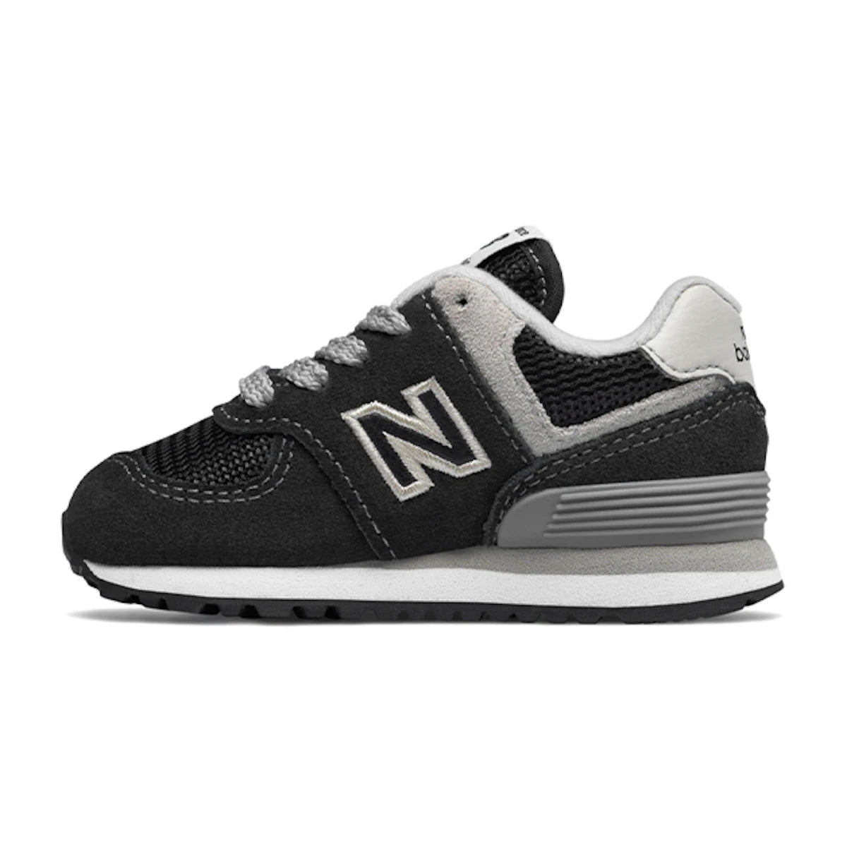 New Balance 574 Core Grey/Black (Toddler) - IC574-GK