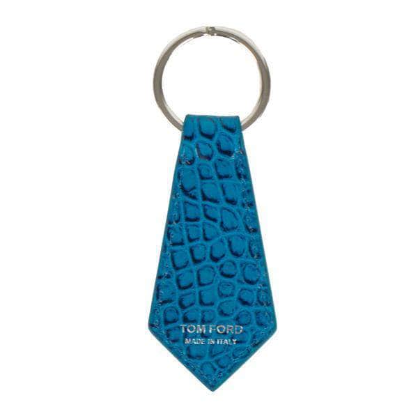 Tom Ford Keychains Turquoise Tom Ford Men's Alligator Leather Key Chain