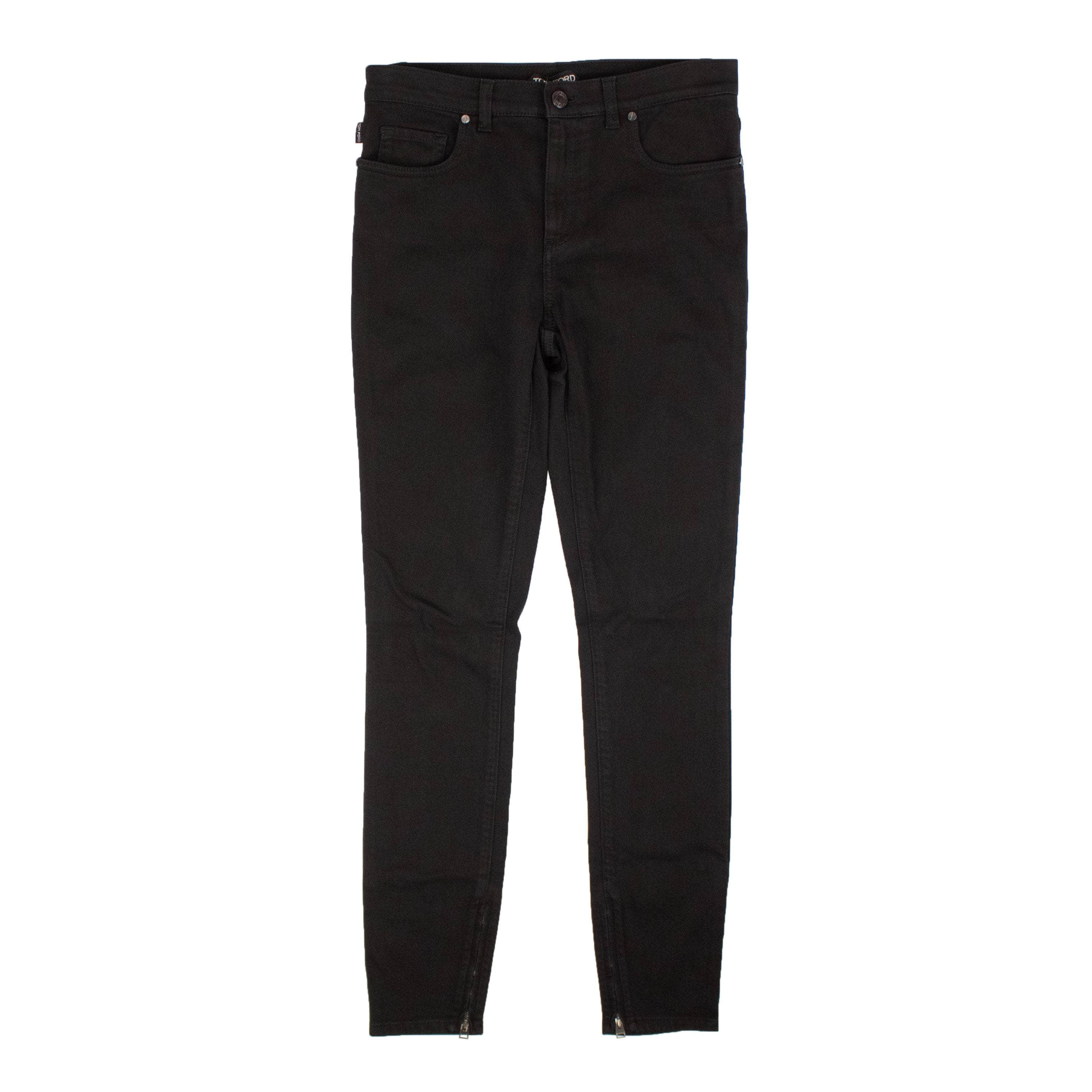 Tom Ford TFD-XJNS-0004/26 NWT TOM FORD Black Classic Skinny Jeans Size 26 $950 TFD-XJNS-0004/26