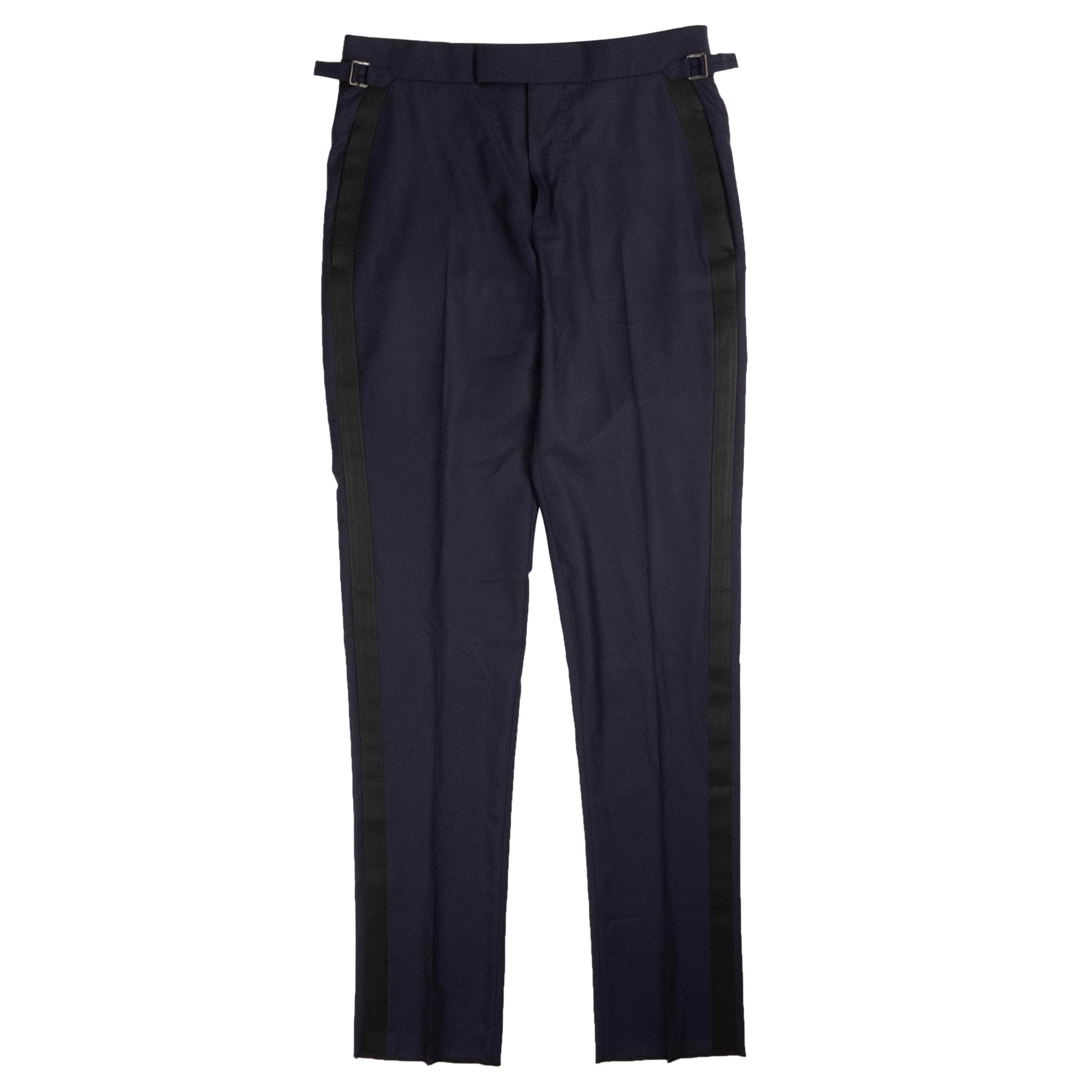 Tom Ford TFD-XTPS-0046/44 NWT TOM FORD Navy & Black O' Connor Dress Pants Size 44 $3990 TFD-XTPS-0046/44