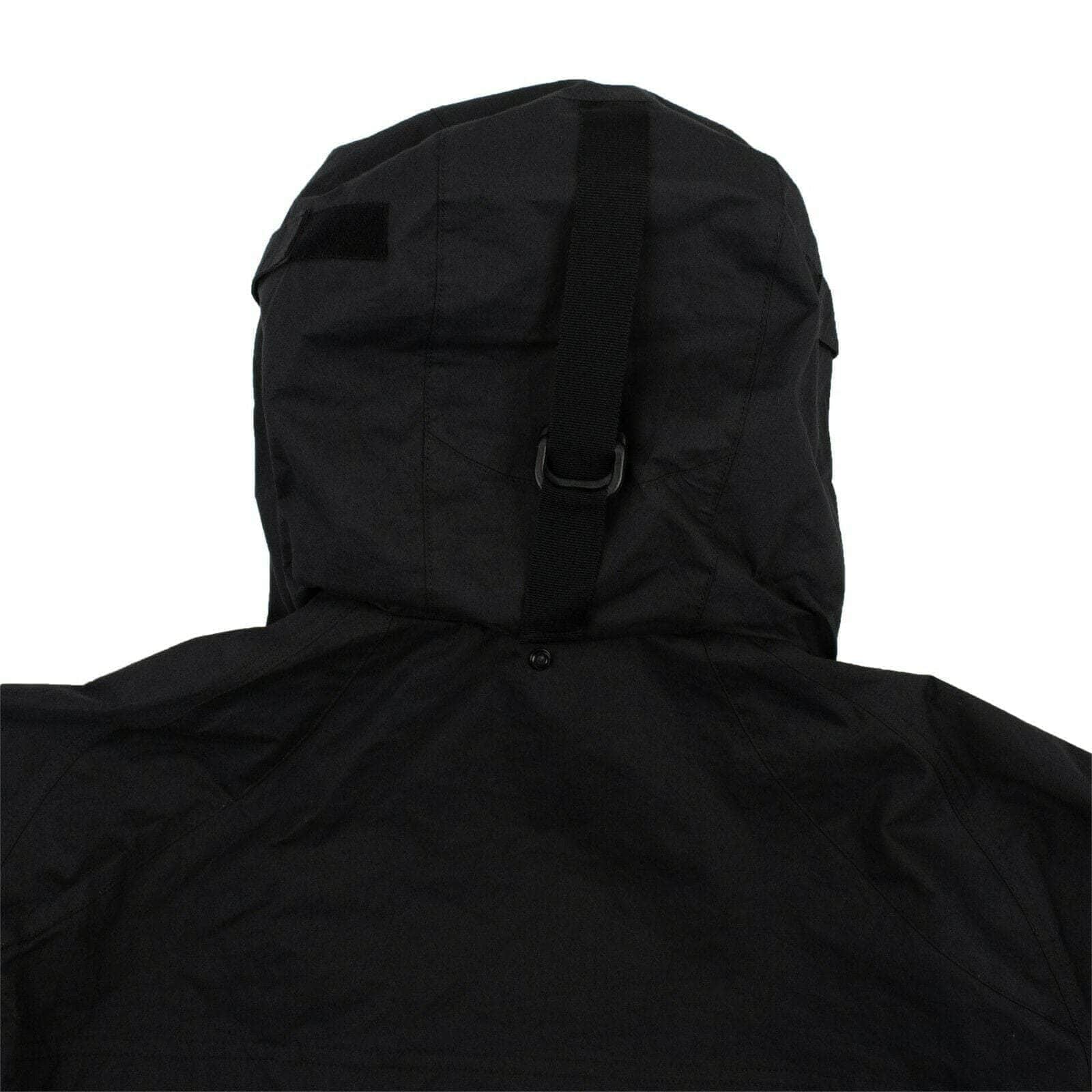 Unravel Project 250-500, channelenable-all, chicmi, couponcollection, gender-mens, main-clothing, main-outerwear, mens-windbreakers, size-s, unravel-project S Black Loose Fit Hooded Windbreaker 82NGG-UN-44/S 82NGG-UN-44/S
