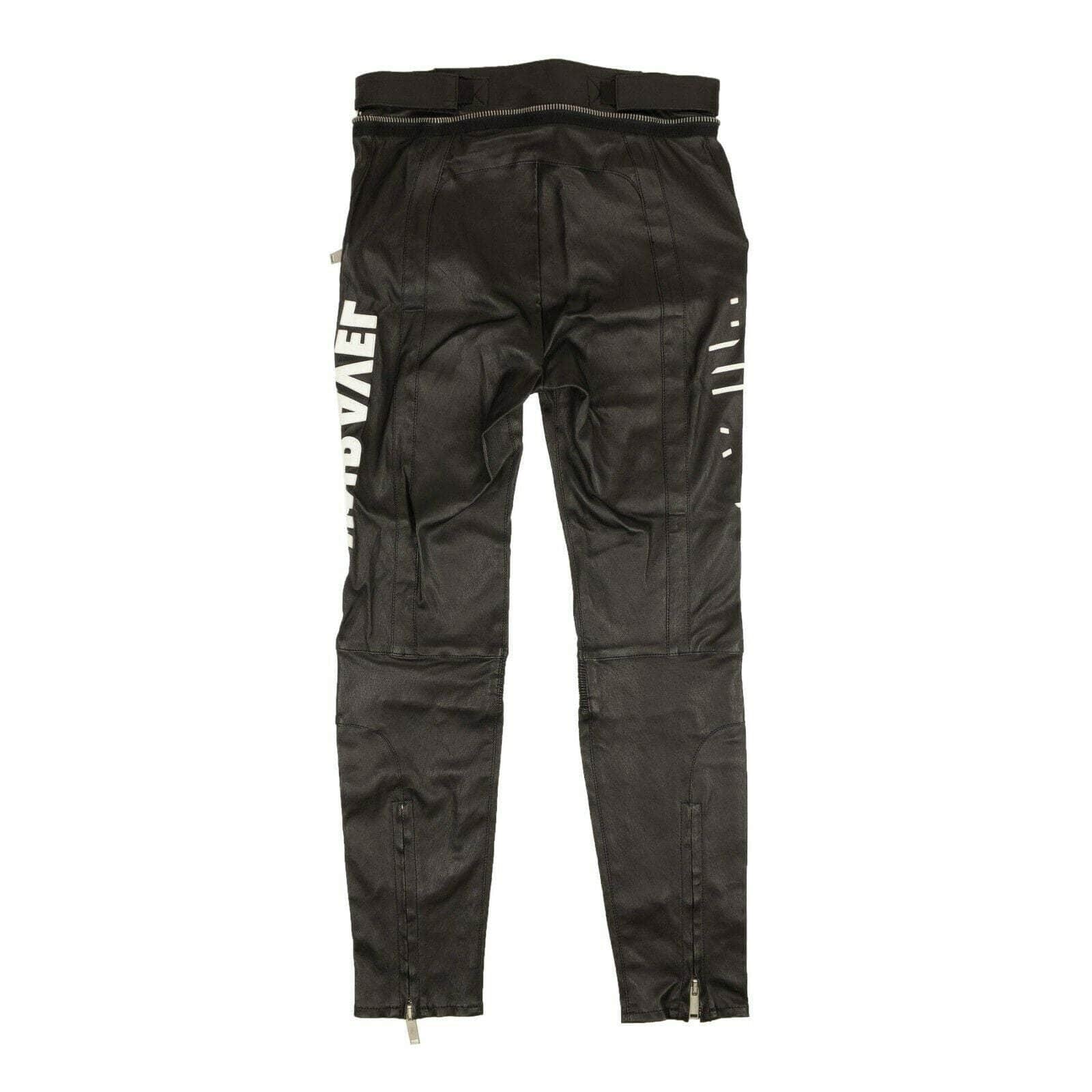 Unravel Project 500-750, channelenable-all, chicmi, couponcollection, gender-womens, main-clothing, size-30, unravel-project 30 Black Leather Logo Skinny Pants 74NGG-UN-1129/30 74NGG-UN-1129/30