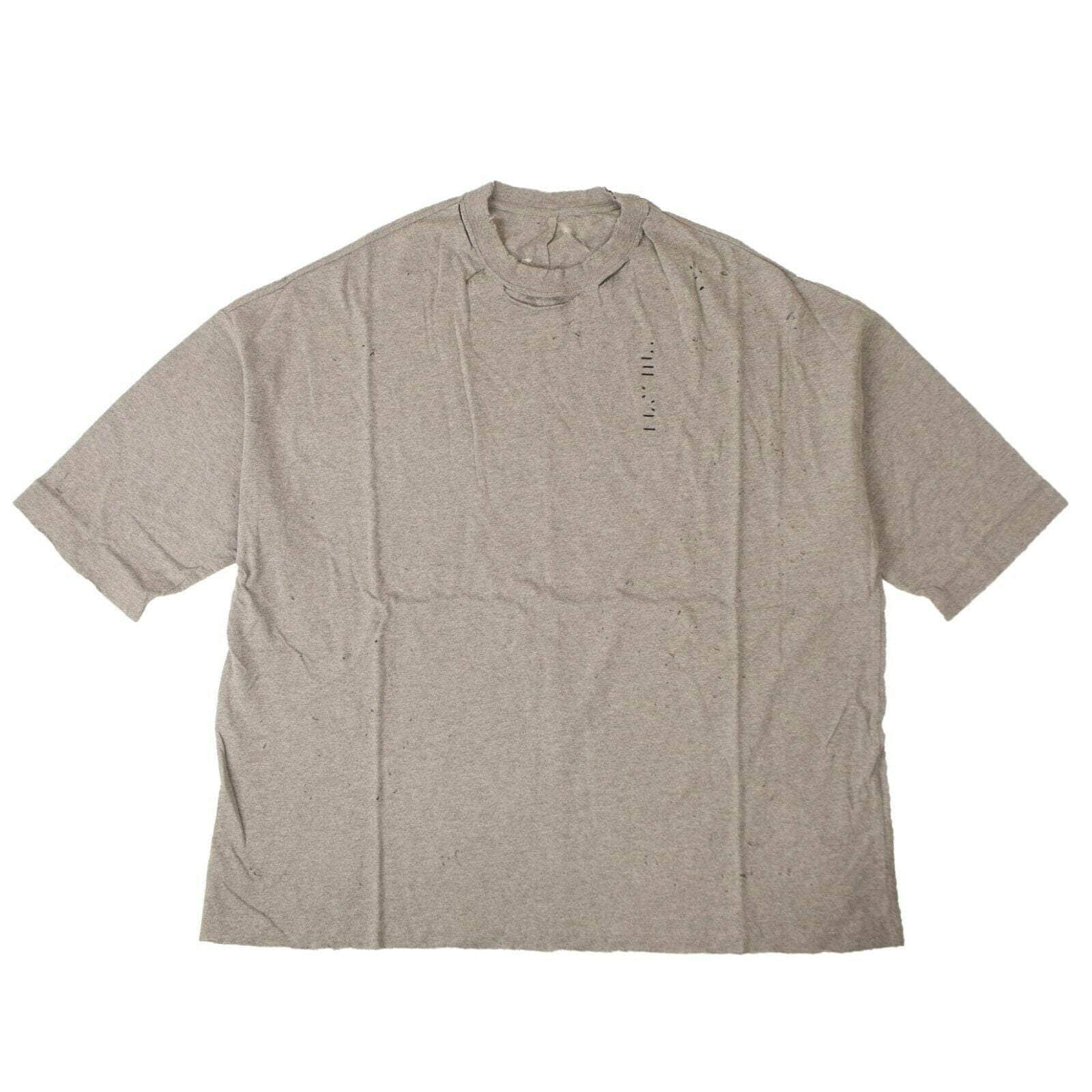 Unravel Project 74NGG-UN-1045/S NWT UNRAVEL PROJECT Grey Distressed T-Shirt Size S $335 74NGG-UN-1045/S