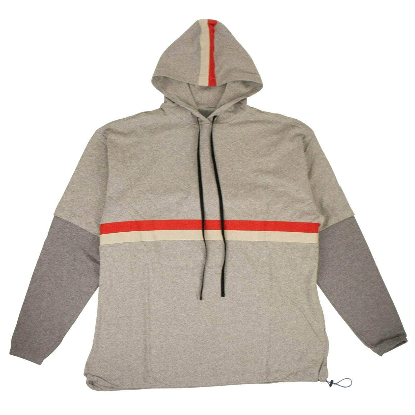 Unravel Project 74NGG-UN-1050/S NWT UNRAVEL PROJECT Gray Oversized Hoodie Sweatshirt Size S $490 74NGG-UN-1050/S