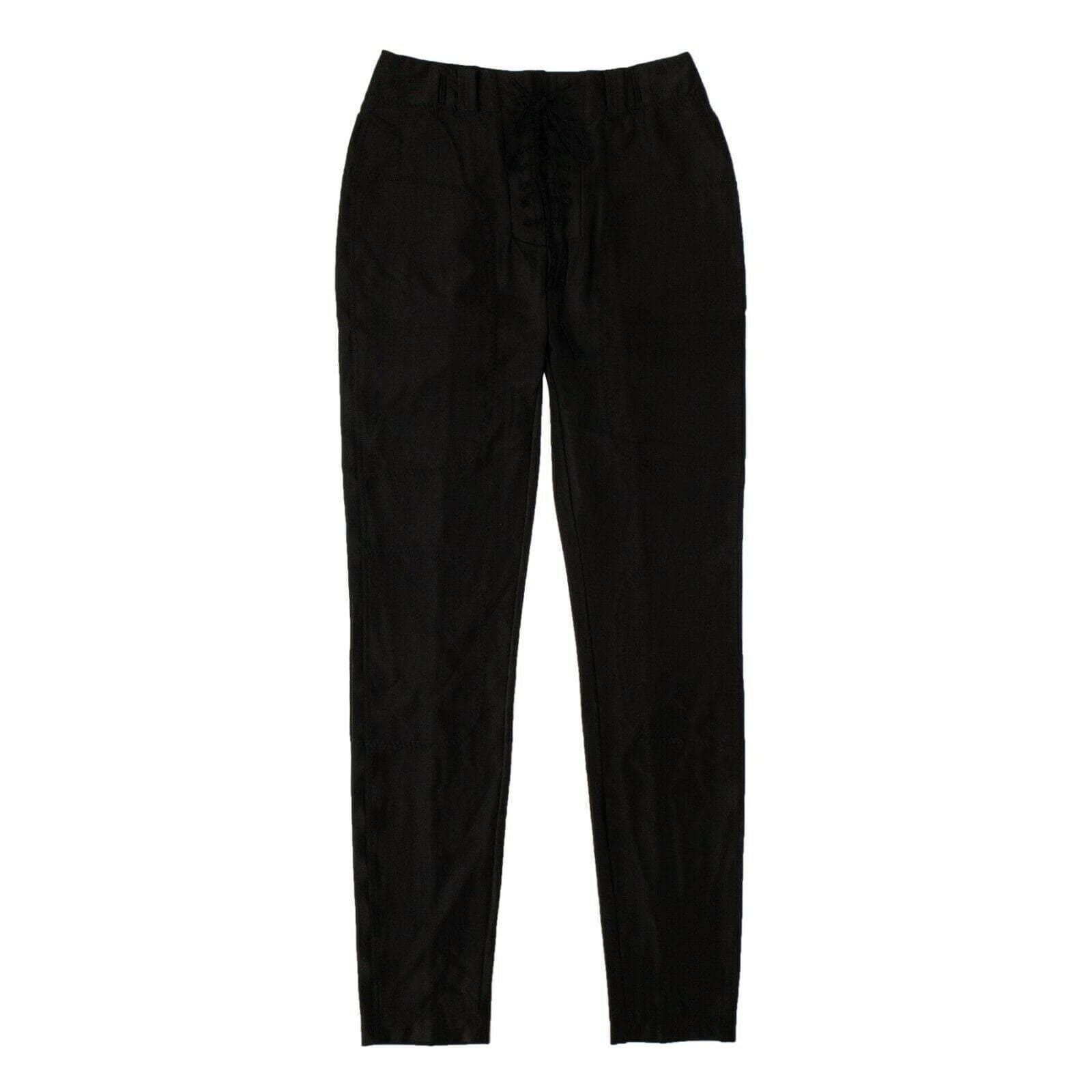 Unravel Project 74NGG-UN-1090/M NWT UNRAVEL PROJECT Black Lace-Up Pants Size M $1225 74NGG-UN-1090/M