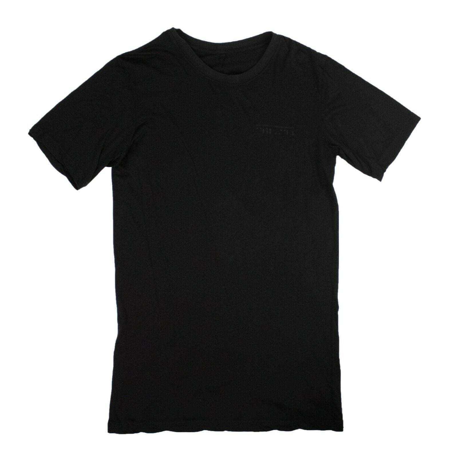 Unravel Project 82NGG-UN-1008/S NWT UNRAVEL PROJECT Black Cotton Elongated Fitted T-Shirt Size S $370 82NGG-UN-1008/S