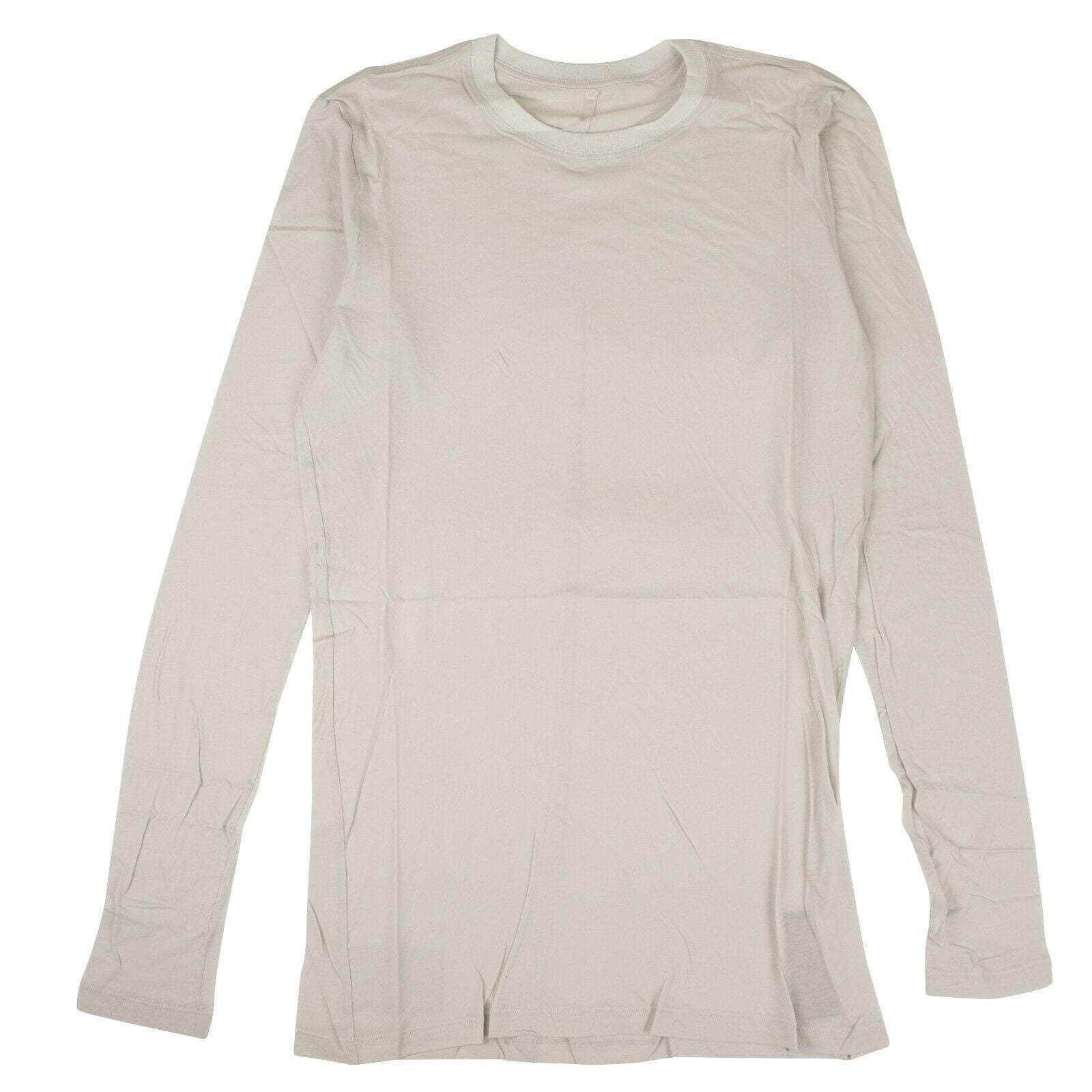 Unravel Project 82NGG-UN-1011/S NWT UNRAVEL PROJECT Light Grey Cotton Long Sleeves T-Shirt Size S $385 82NGG-UN-1011/S