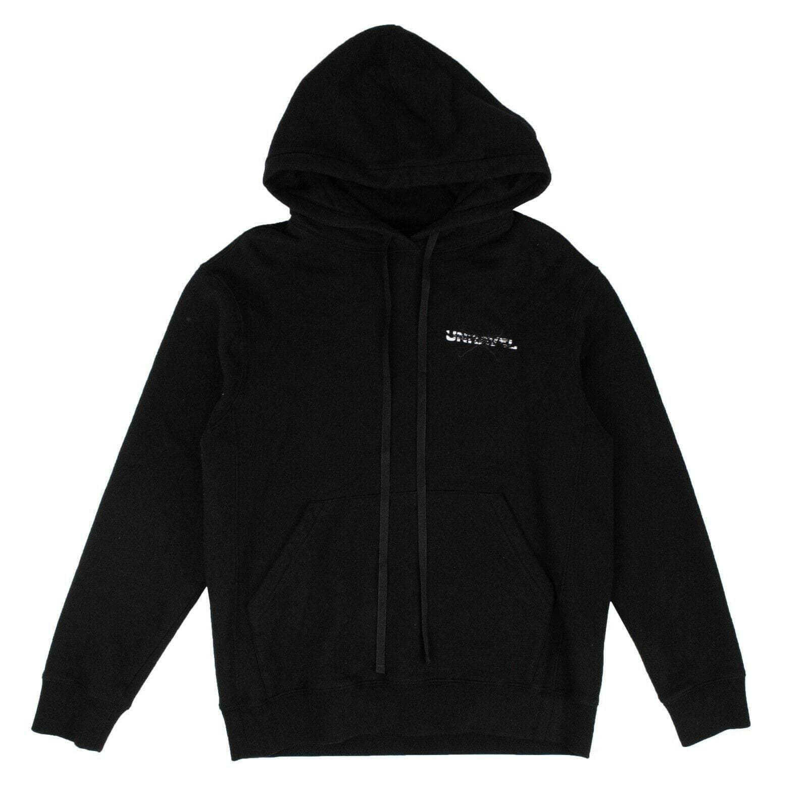 Unravel Project 82NGG-UN-1019/S NWT UNRAVEL PROJECT Black Logo Print Hoodie Sweatshirt Size S $650 82NGG-UN-1019/S