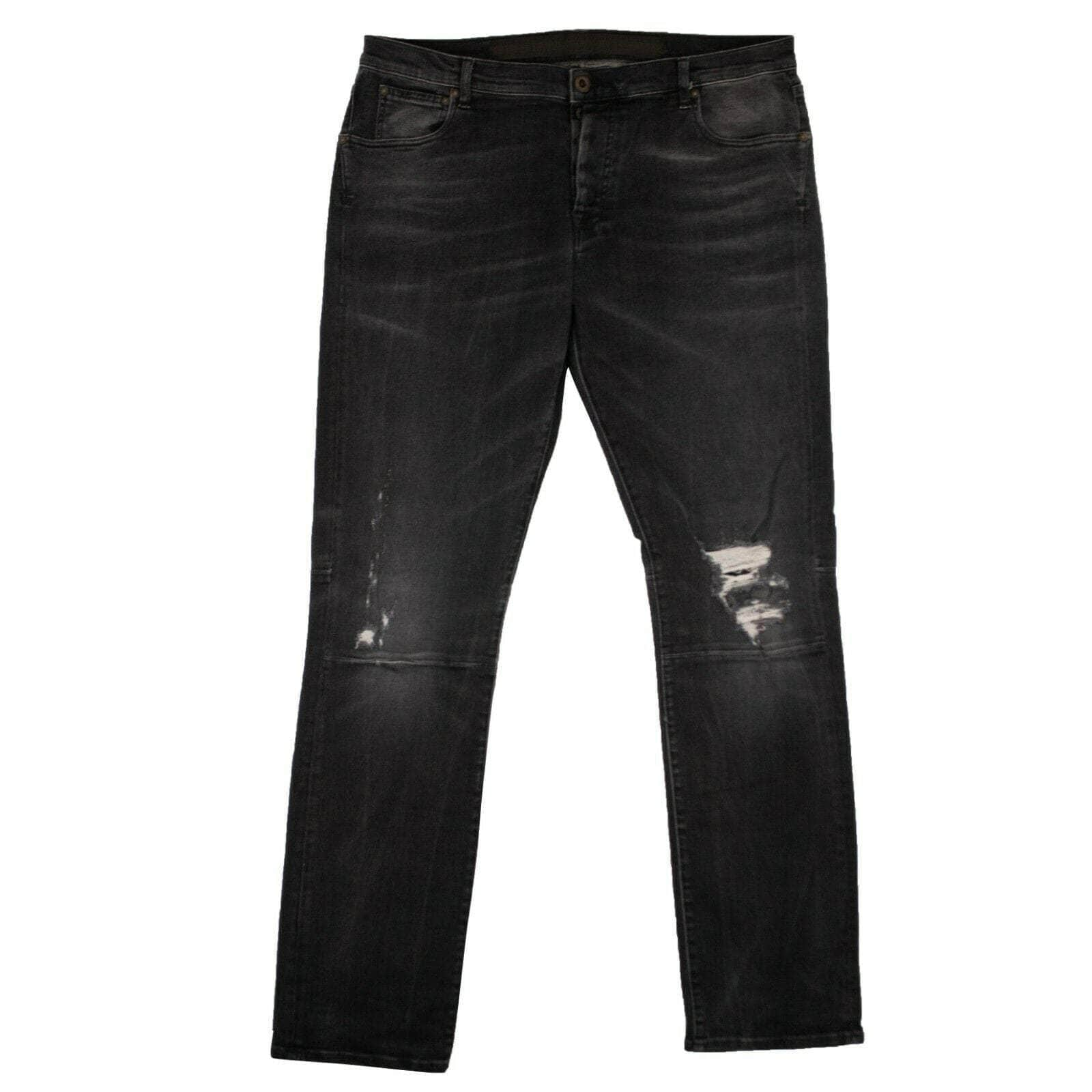 Unravel Project 82NGG-UN-1032/40 NWT UNRAVEL PROJECT Black Distressed Slim Fit Jean Pants Size 40 $630 82NGG-UN-1032/40