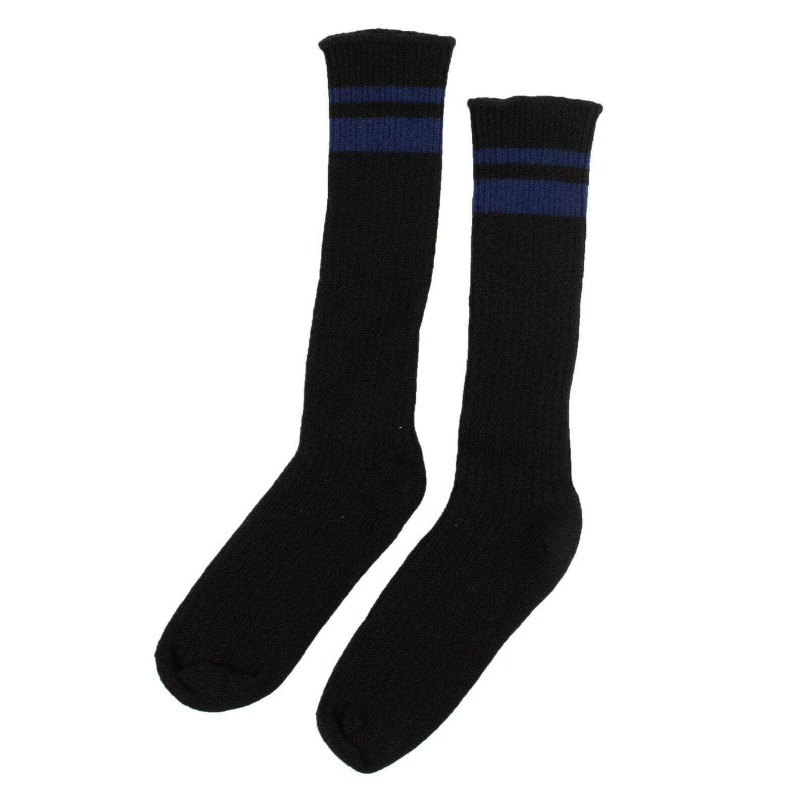 Unravel Project 82NGG-UN-3012/SM NEW UNRAVEL PROJECT Black/Blue Ribbed Mid Length Socks $180 82NGG-UN-3012/SM