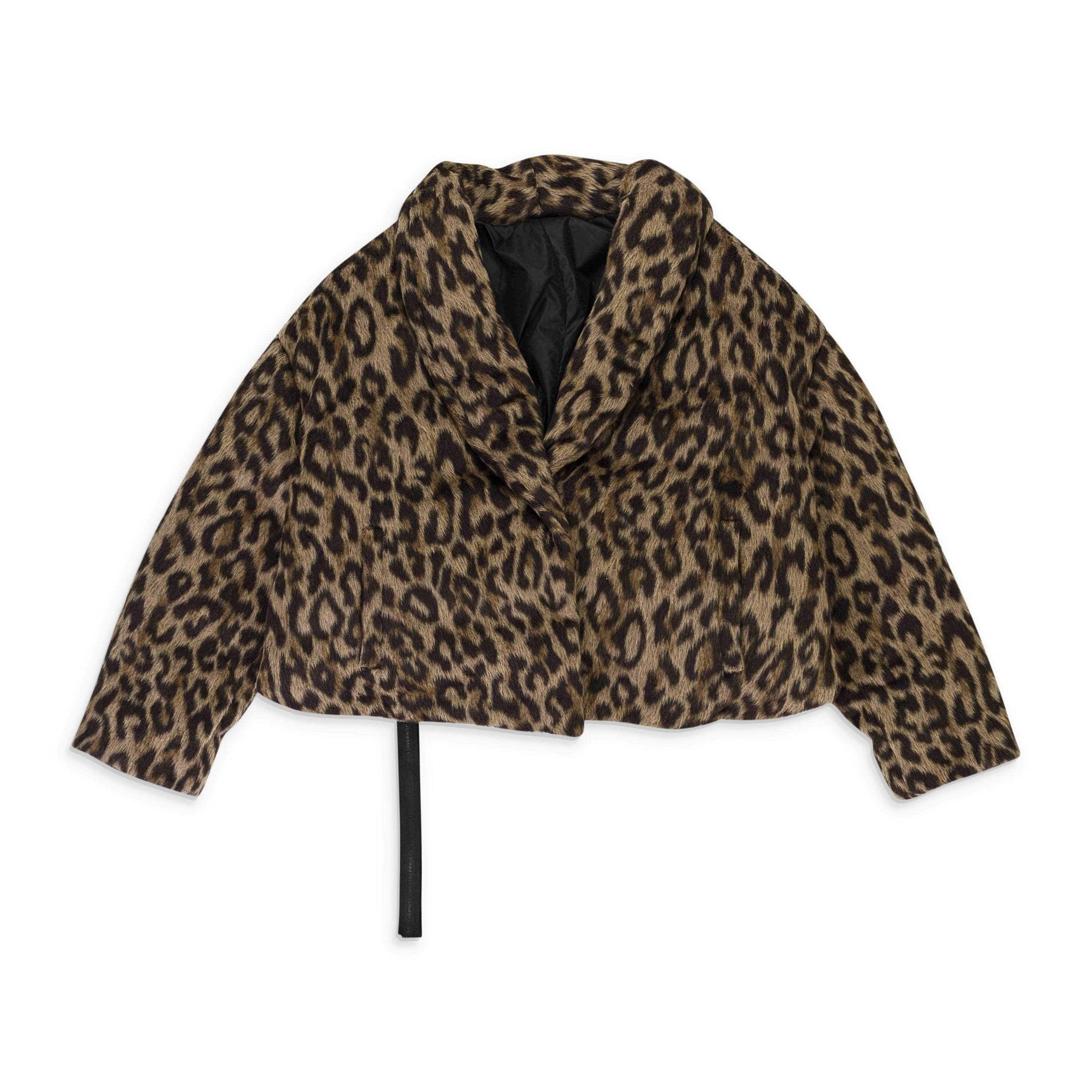 Unravel Project 82NGG-UN-34/M NWT UNRAVEL PROJECT Brown Leopard Print Jacket Size M $1350 82NGG-UN-34/M