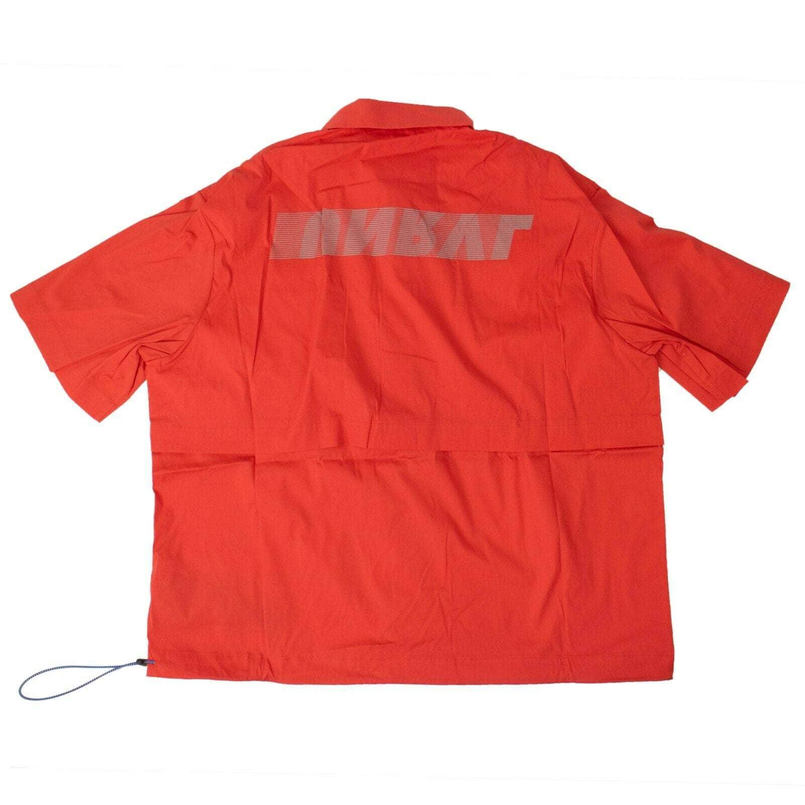 Unravel Project channelenable-all, chicmi, couponcollection, gender-mens, main-clothing, size-l, size-m, size-s, under-250, unravel-project Red Oversized Button Down Shirt