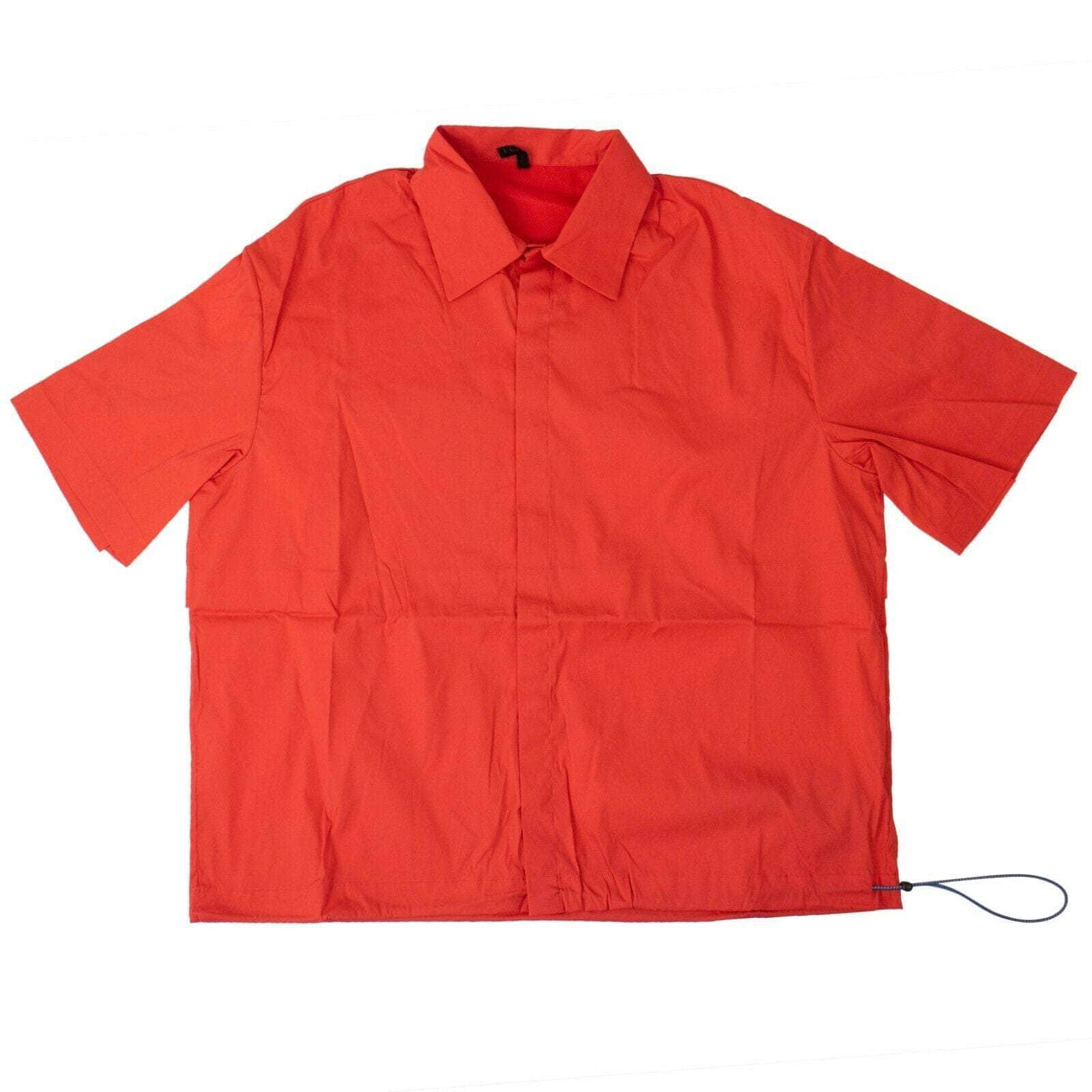 Unravel Project channelenable-all, chicmi, couponcollection, gender-mens, main-clothing, size-l, size-m, size-s, under-250, unravel-project Red Oversized Button Down Shirt