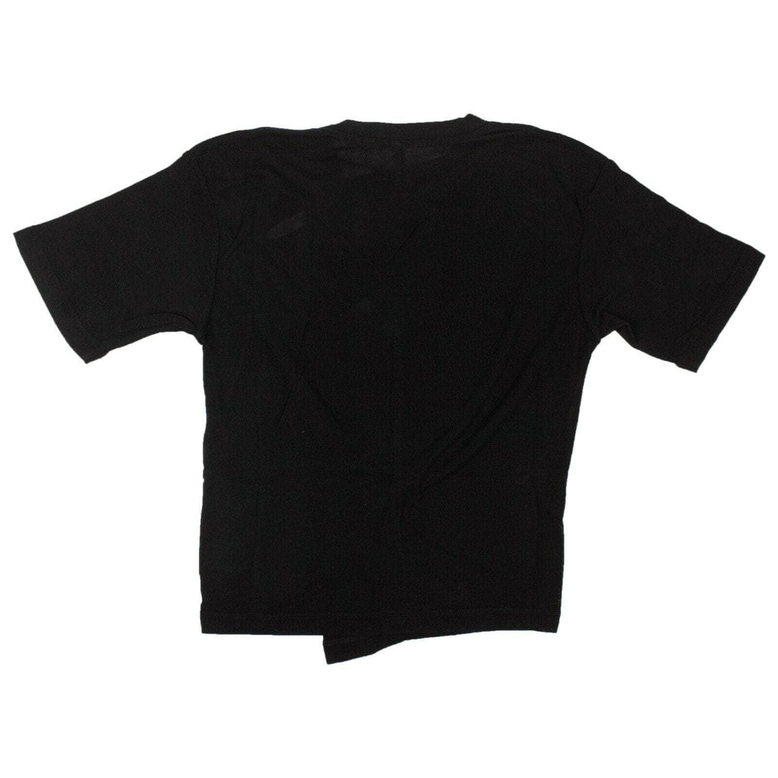 Unravel Project channelenable-all, chicmi, couponcollection, gender-womens, main-clothing, size-m, size-s, size-xs, size-xxs, under-250, unravel-project Black Silk Pintuck T-Shirt