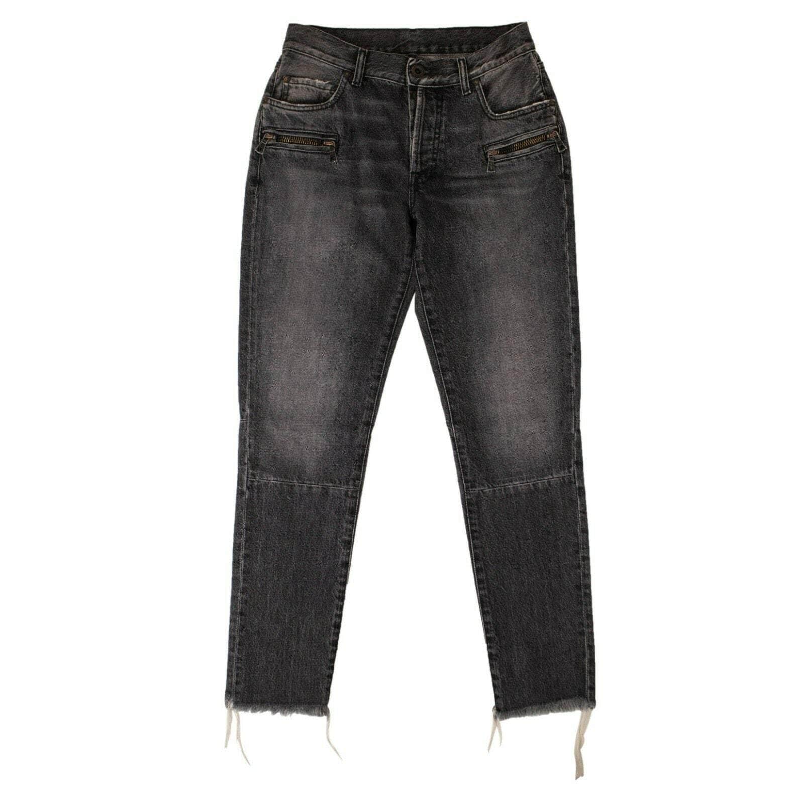 UNRAVEL PROJECT channelenable-all, couponcollection, gender-womens, main-clothing, sale-enable, size-26, under-250, unravel-project 26 Black Zipped Pockets Jeans 82NGG-UN-1190/26 82NGG-UN-1190/26