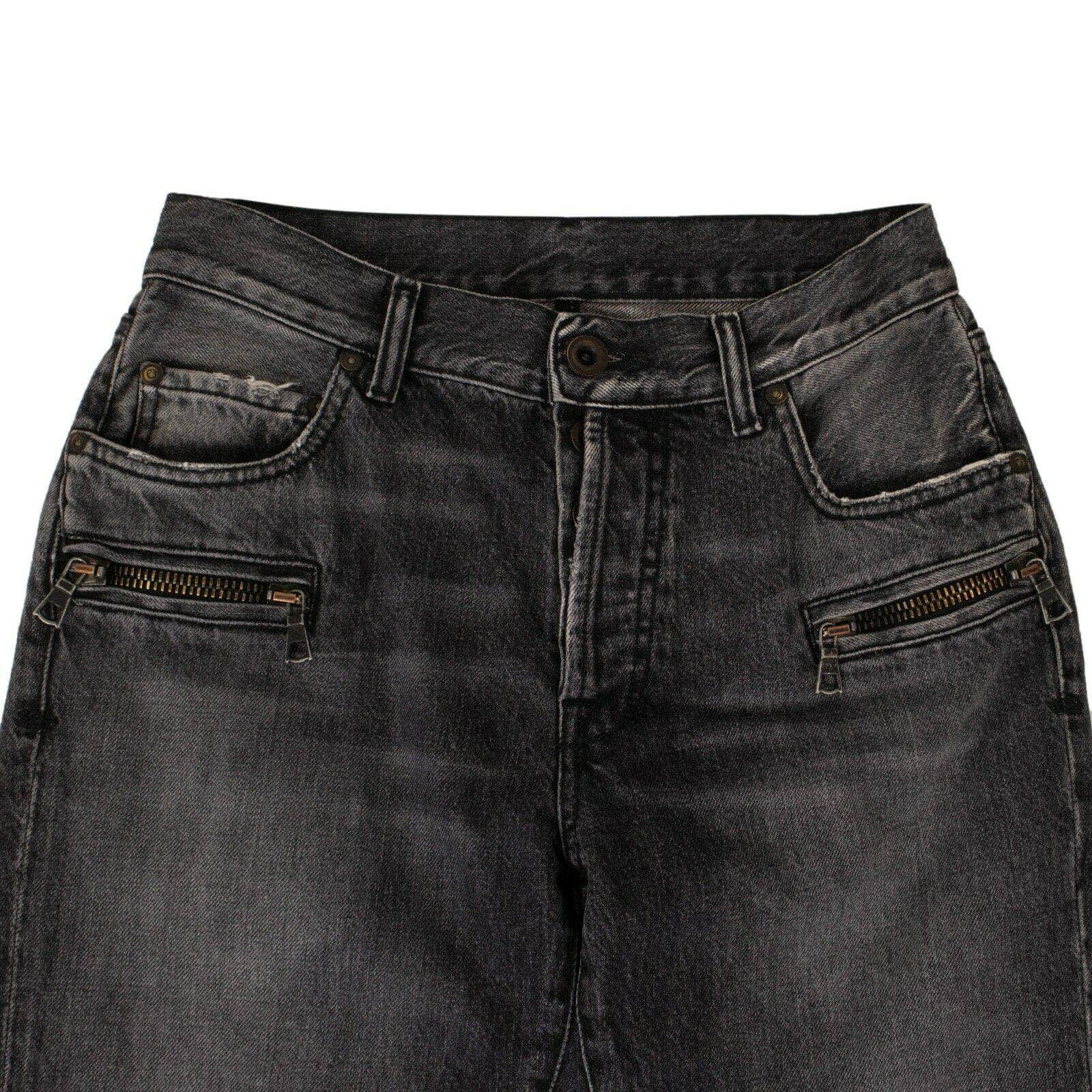UNRAVEL PROJECT channelenable-all, couponcollection, gender-womens, main-clothing, sale-enable, size-26, under-250, unravel-project 26 Black Zipped Pockets Jeans 82NGG-UN-1190/26 82NGG-UN-1190/26