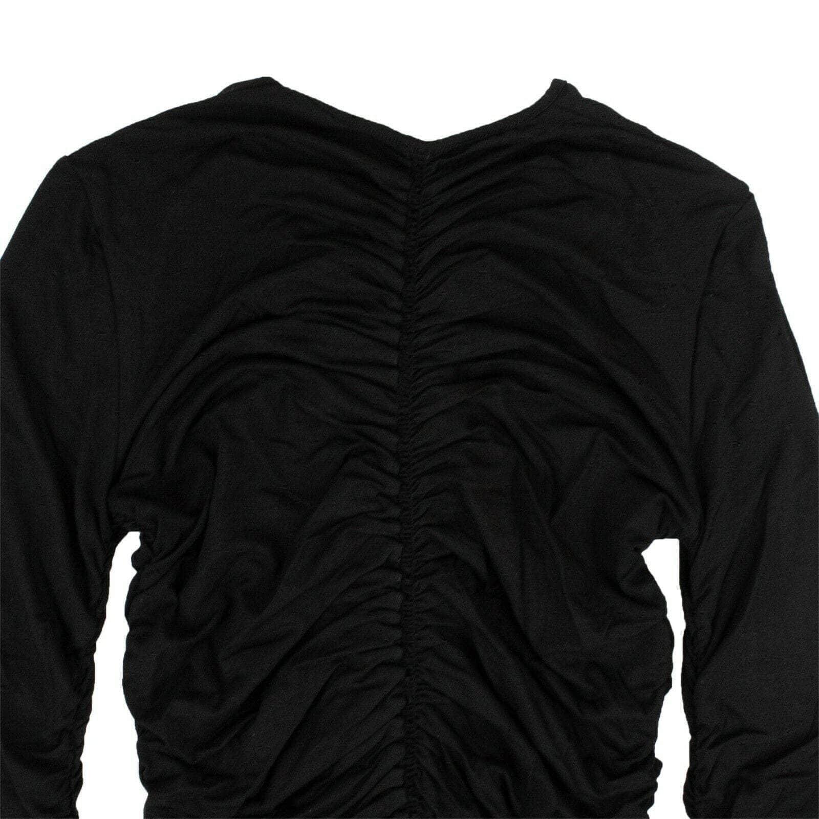 UNRAVEL PROJECT channelenable-all, couponcollection, gender-womens, main-clothing, sale-enable, size-m, size-s, size-xs, under-250, unravel-project M Black Lace Up Long Sleeve Top 82NGG-UN-1073/M 82NGG-UN-1073/M