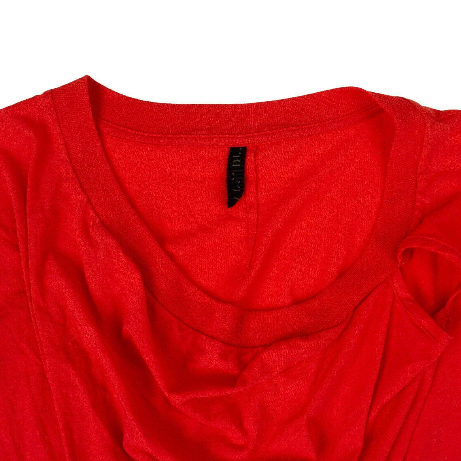 UNRAVEL PROJECT channelenable-all, couponcollection, gender-womens, main-clothing, sale-enable, size-s, size-xs, under-250, unravel-project S Red Knot Detailed T-Shirt 82NGG-UN-1050/S 82NGG-UN-1050/S