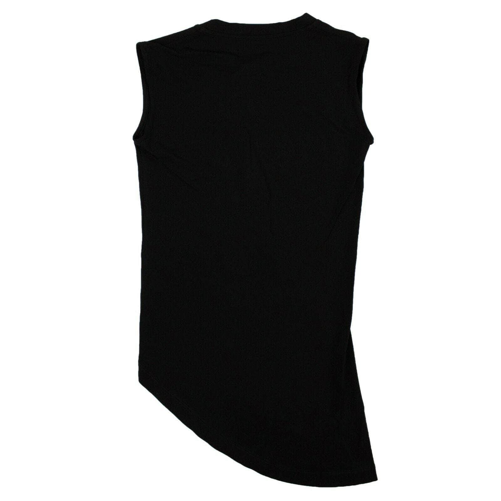 UNRAVEL PROJECT channelenable-all, couponcollection, gender-womens, main-clothing, sale-enable, size-s, under-250, unravel-project, womens-blouses S Black Slim Fit Asymmetric Sleeveless Top 82NGG-UN-1075/S 82NGG-UN-1075/S