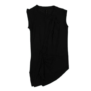UNRAVEL PROJECT channelenable-all, couponcollection, gender-womens, main-clothing, sale-enable, size-s, under-250, unravel-project, womens-blouses S Black Slim Fit Asymmetric Sleeveless Top 82NGG-UN-1075/S 82NGG-UN-1075/S