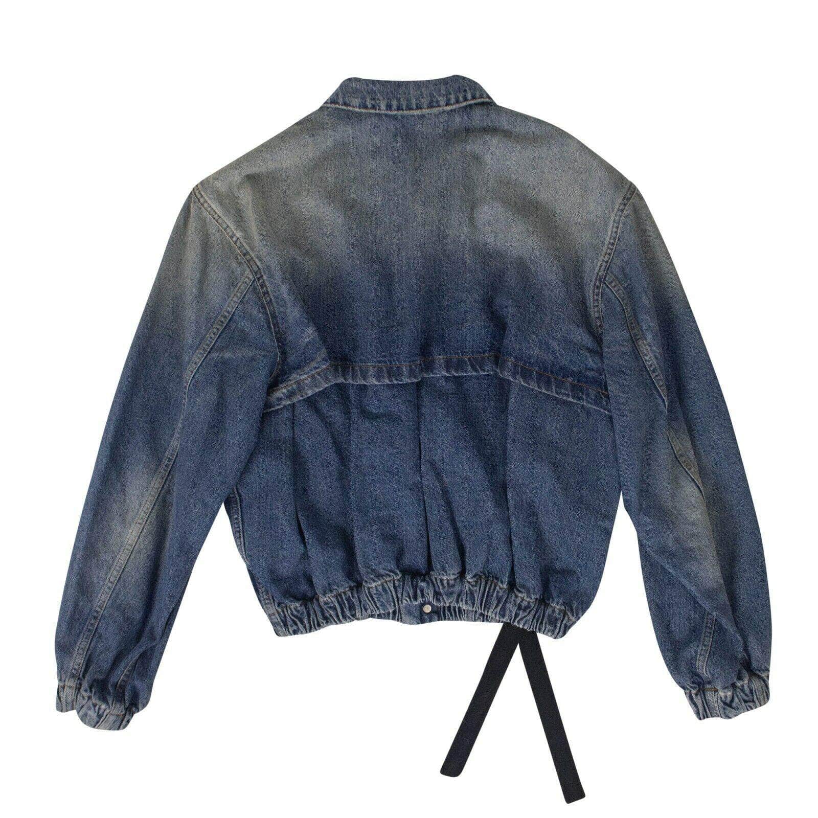 Unravel Project couponcollection, gender-mens, jacket, main-clothing, MBUP, size-46, size-48, size-50, size-52, under-250, unravel-project Cotton Oversized Denim Jacket - Blue