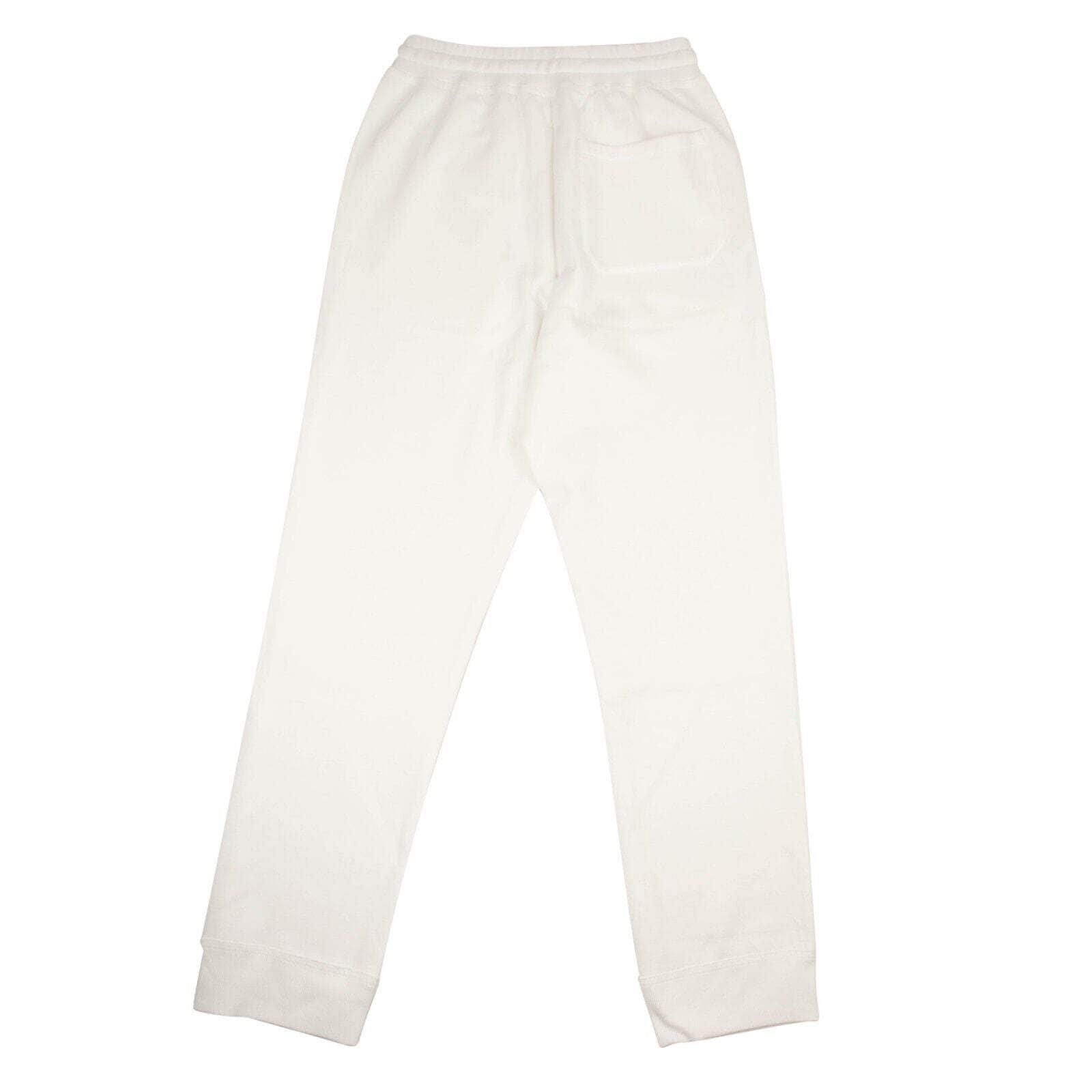 Valentino 250-500, channelenable-all, chicmi, couponcollection, gender-mens, main-clothing, mens-casual-pants, mens-shoes, size-l, size-s, valentino White Jersey Studded Pantalone Sweatpants