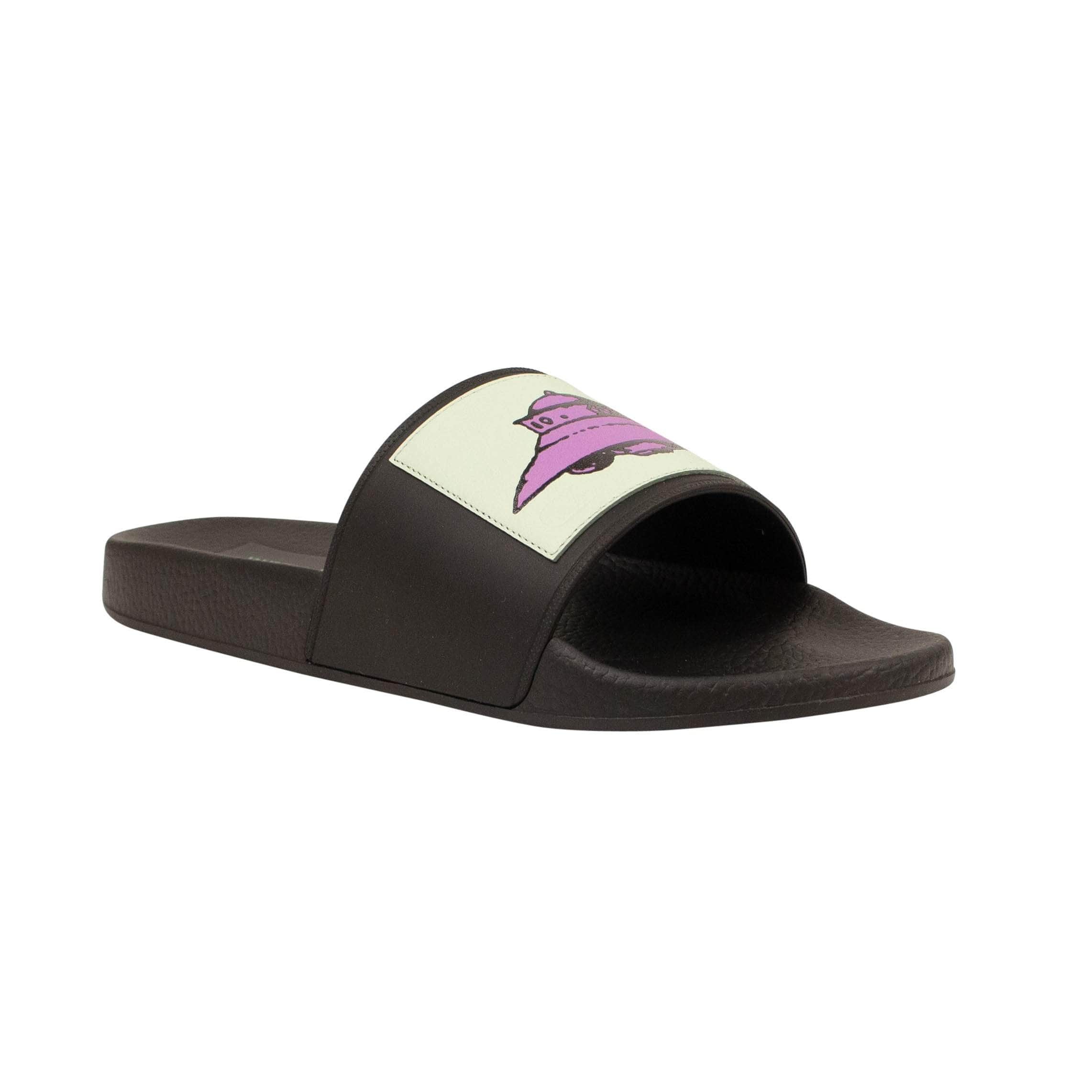 Valentino 250-500, channelenable-all, chicmi, couponcollection, gender-mens, main-shoes, mens-slides-slippers, size-39, size-40, size-41, size-42, size-43, size-44, size-45, valentino Black UFO Slides Slippers