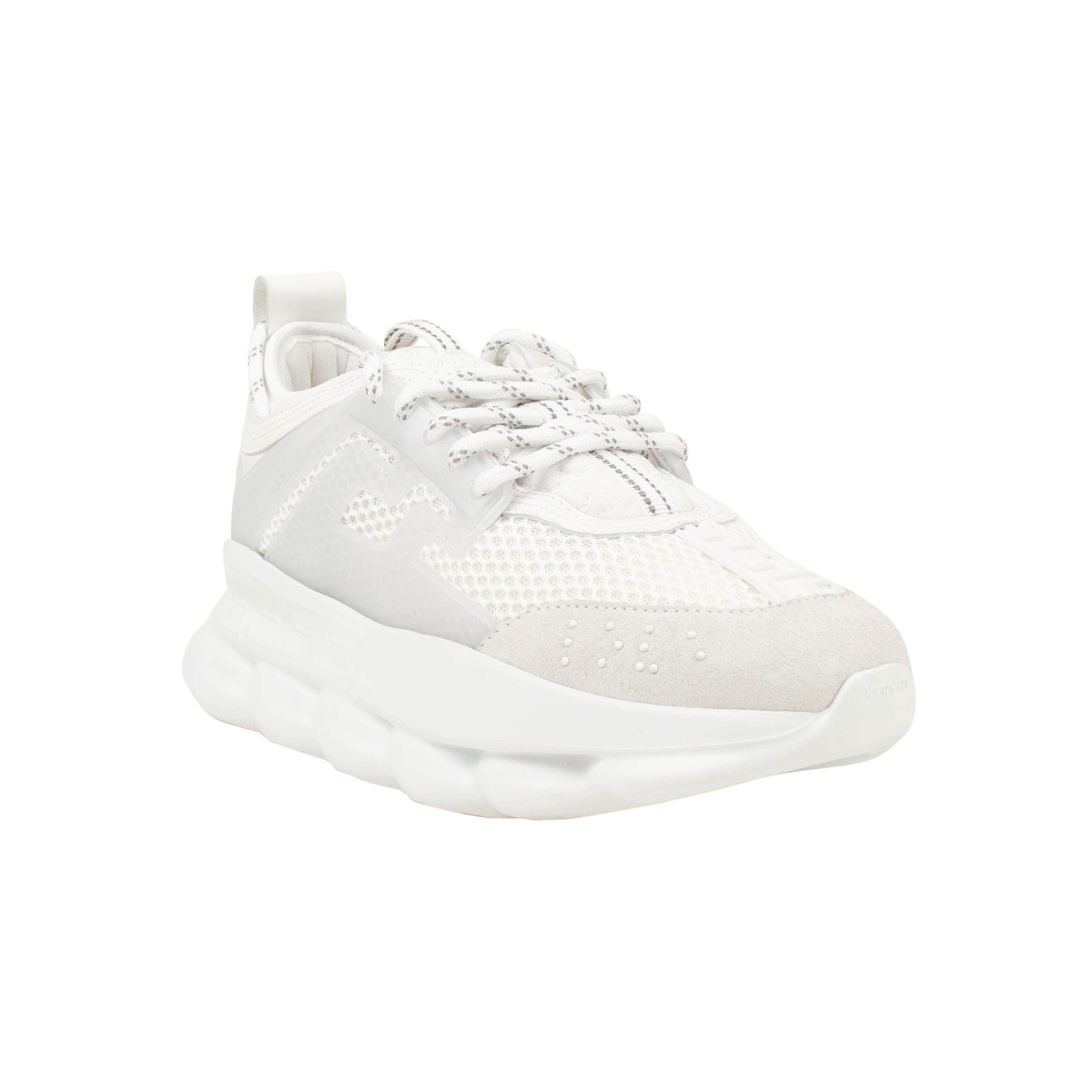 Versace 750-1000, channelenable-all, chicmi, couponcollection, gender-mens, main-shoes, mens-shoes, size-38, versace 38 White Chain Reaction Sneaker 92S-2033/38 92S-2033/38