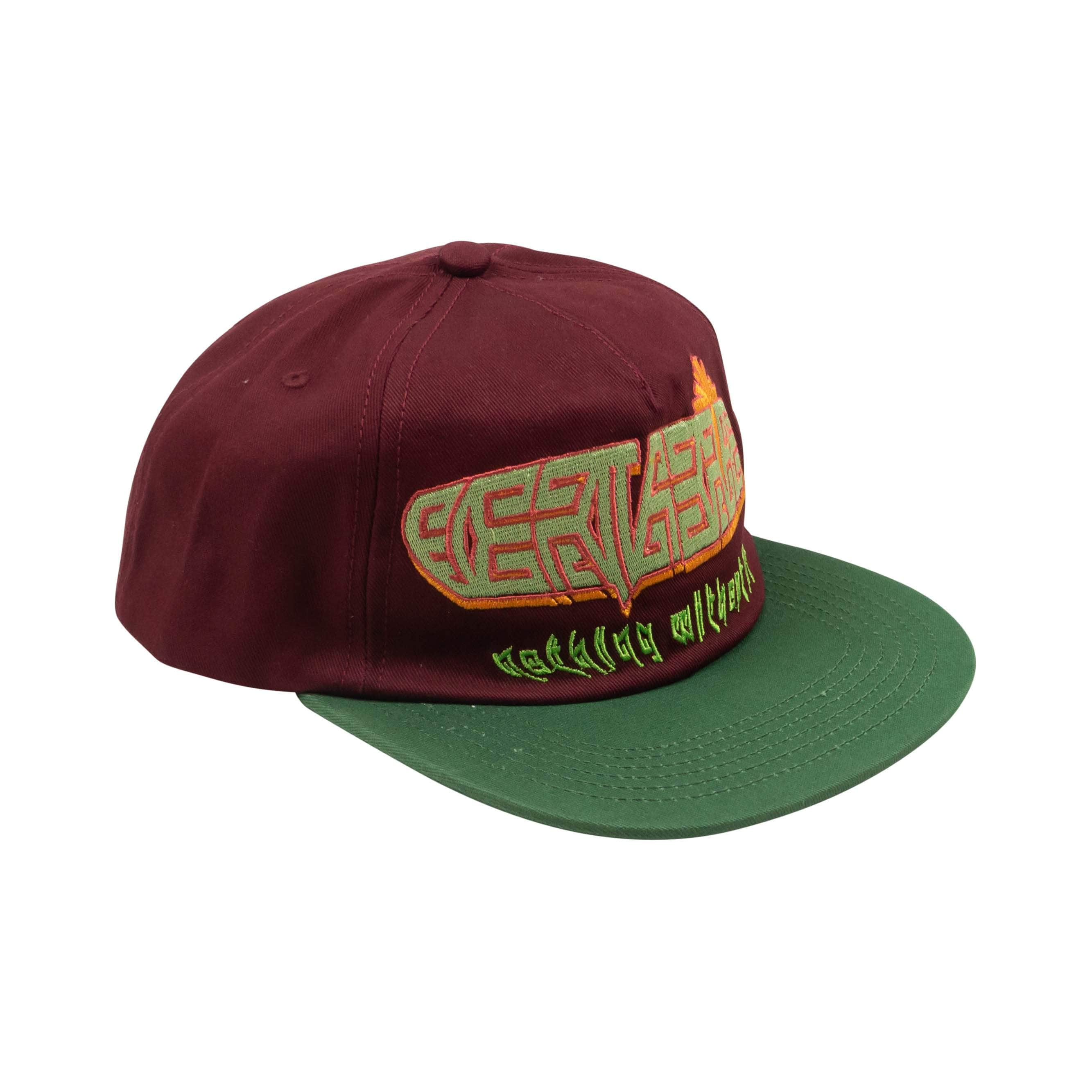 Vertabrae 95-VRT-3001/OS NEW VERTABRAE Maroon Embroidered Logo Baseball Cap Size OS $120 95-VRT-3001/OS